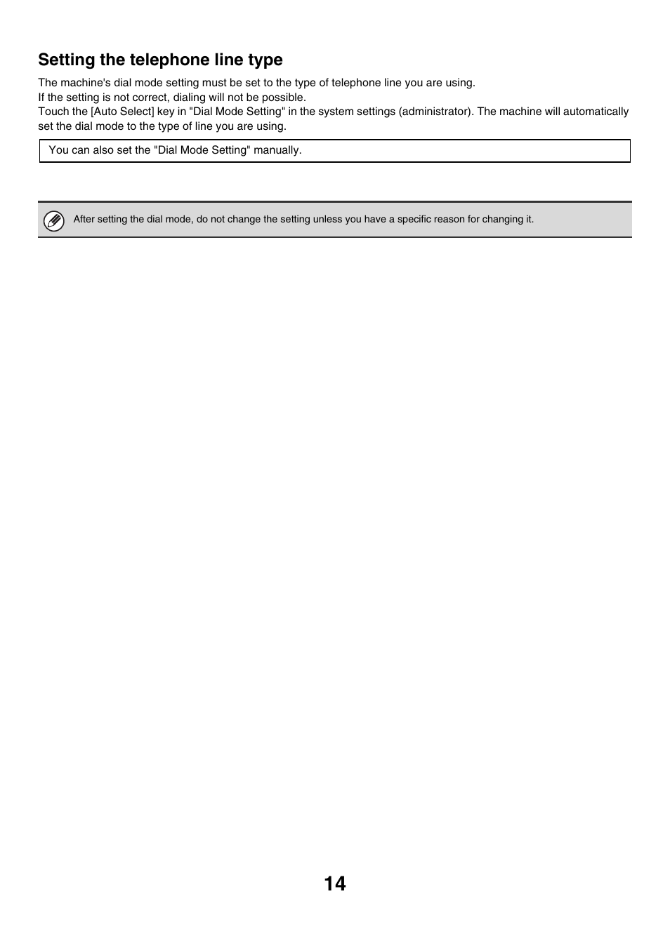 Setting the telephone line type | Sharp MX-M850 User Manual | Page 334 / 655