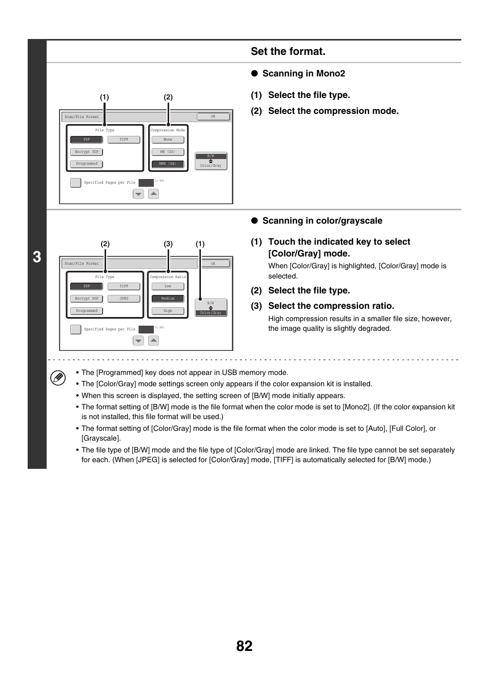 Set the format | Sharp MX-M850 User Manual | Page 402 / 655