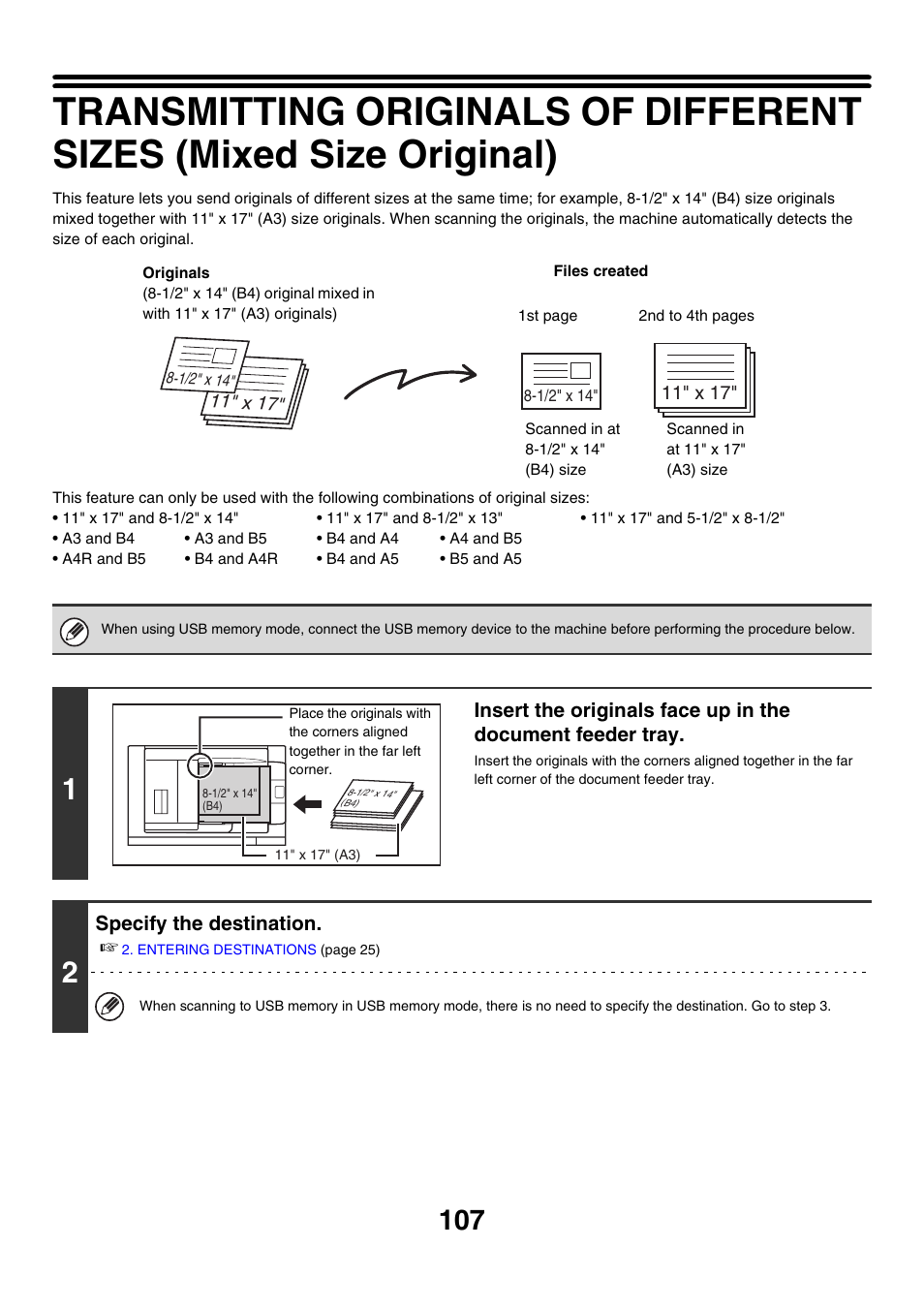 Mixed size, Original | Sharp MX-M850 User Manual | Page 427 / 655