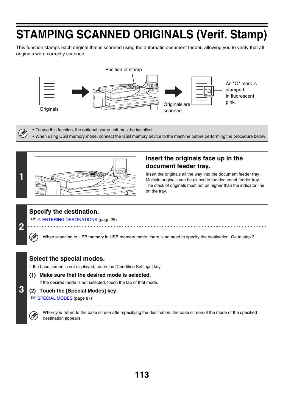 Stamping scanned originals (verif. stamp), Verif, Stamp | Sharp MX-M850 User Manual | Page 433 / 655