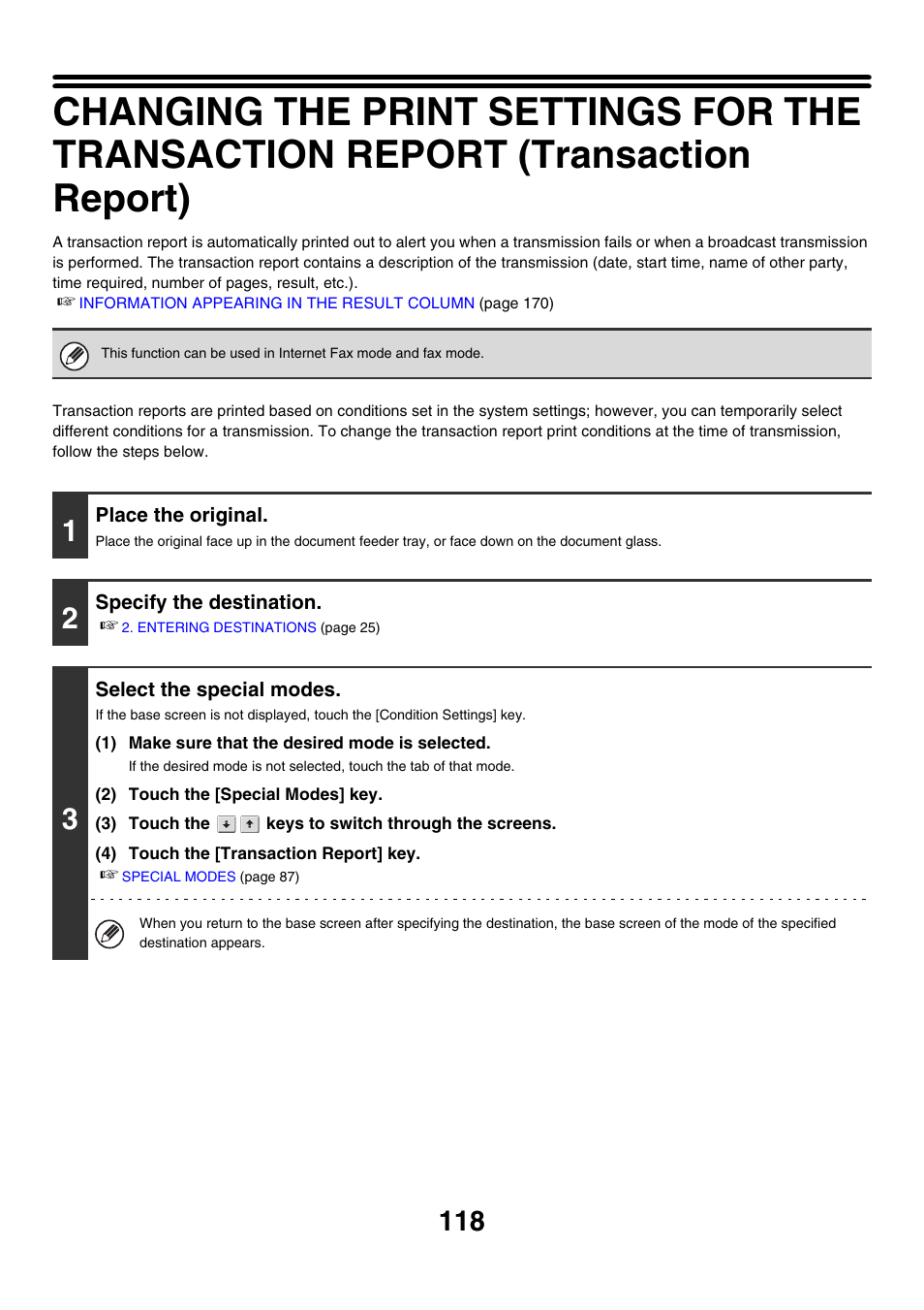 Transaction, Report | Sharp MX-M850 User Manual | Page 438 / 655