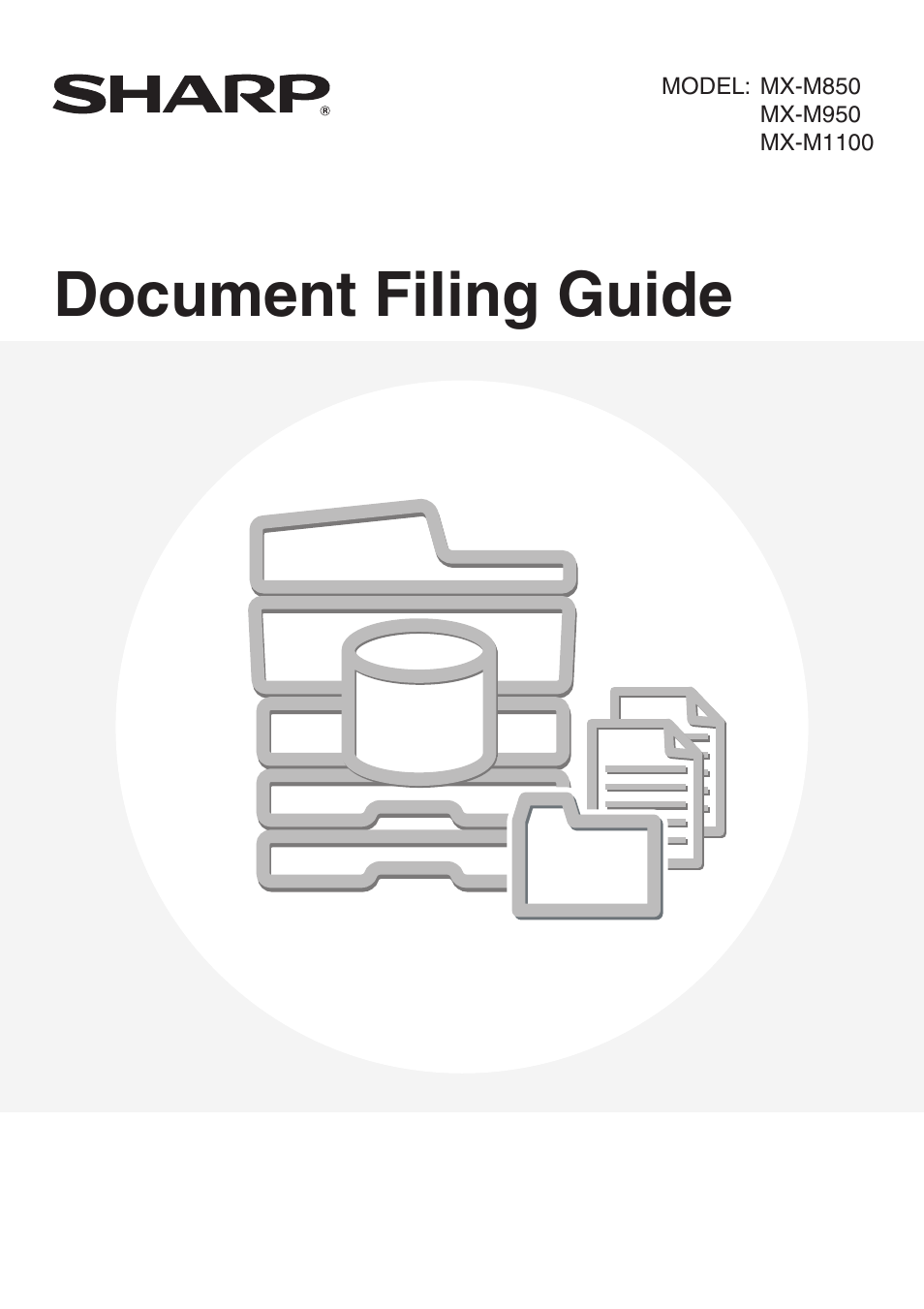 Document filing guide | Sharp MX-M850 User Manual | Page 515 / 655