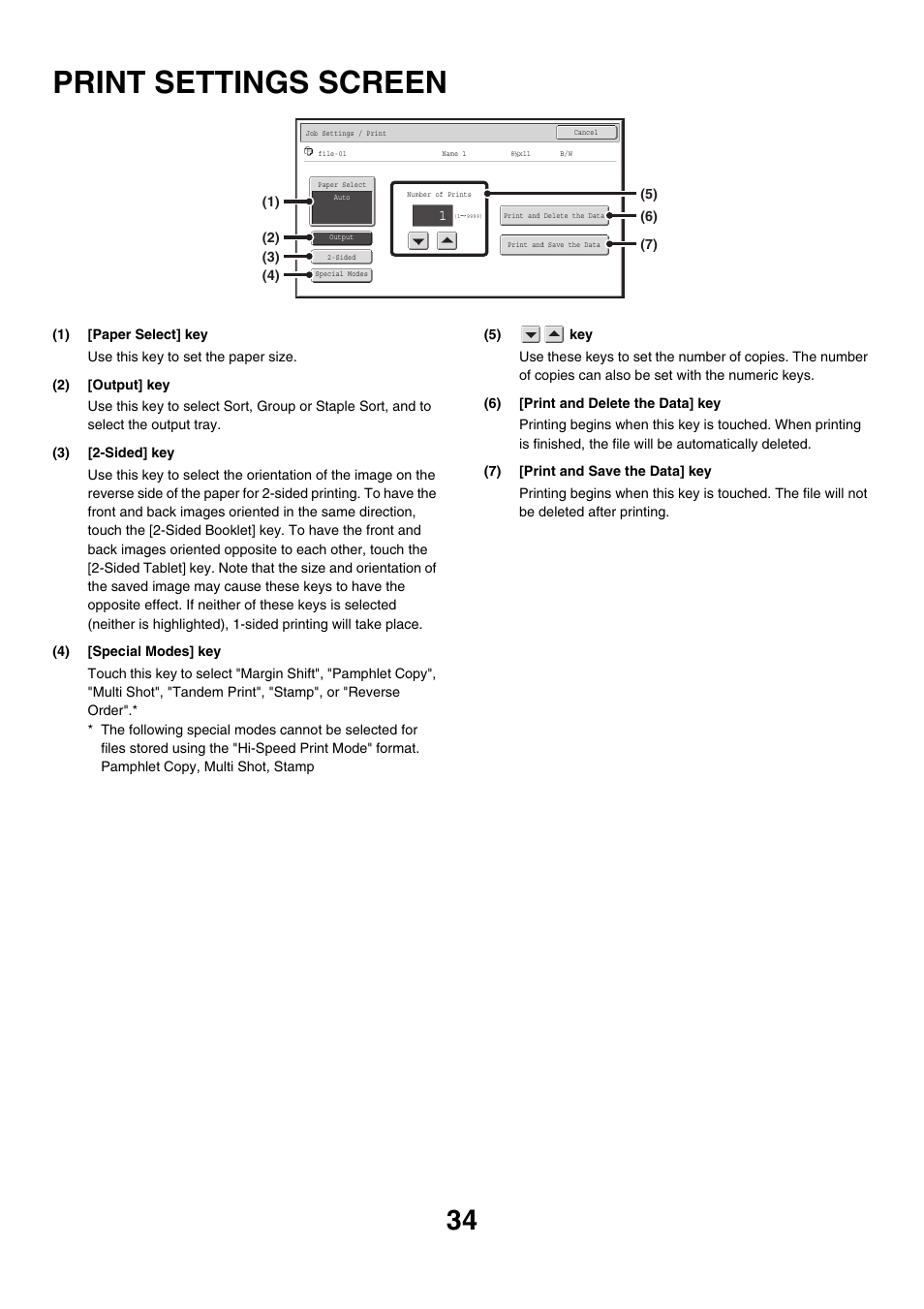 Print settings screen | Sharp MX-M850 User Manual | Page 548 / 655