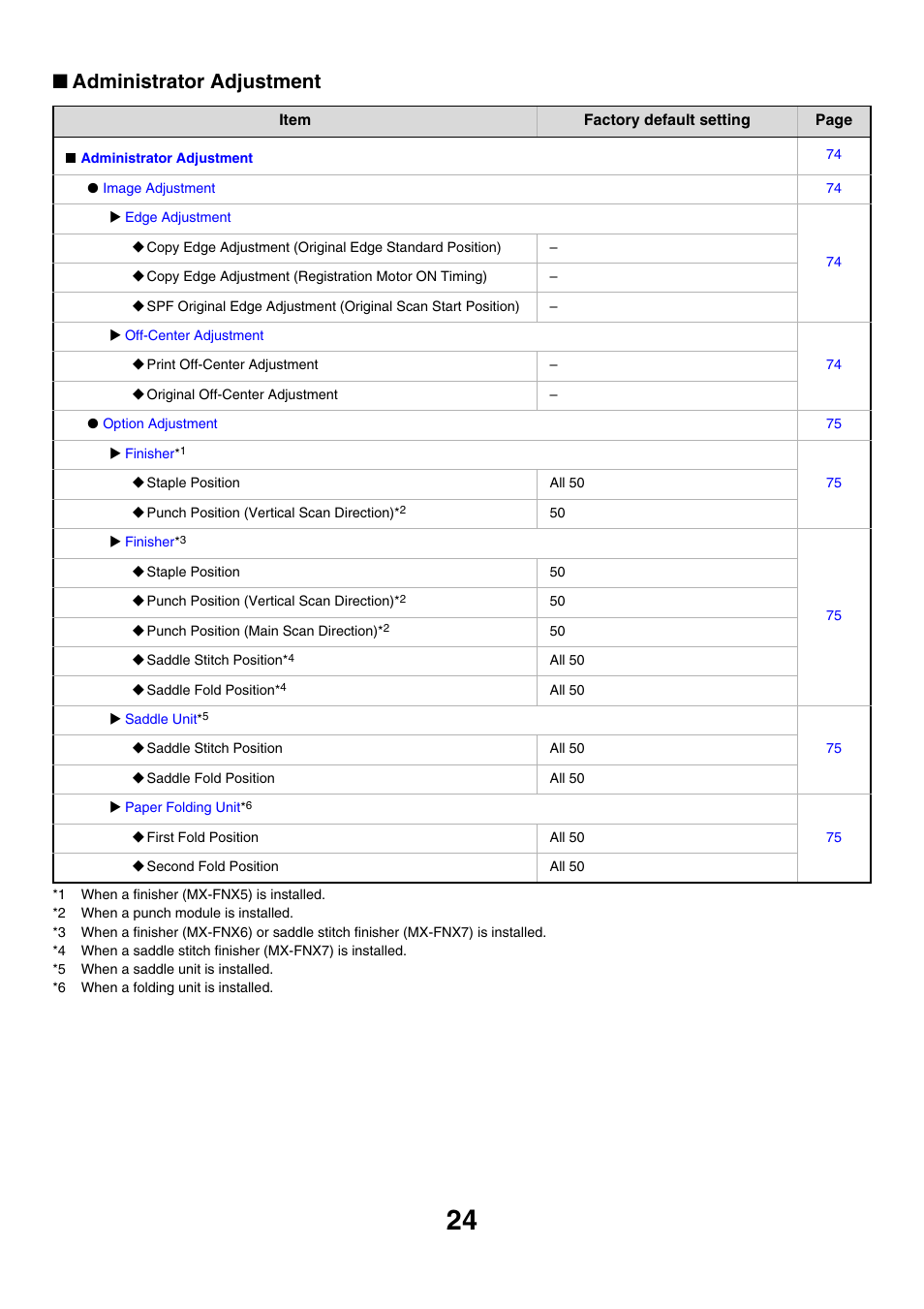 Administrator adjustment | Sharp MX-M850 User Manual | Page 594 / 655