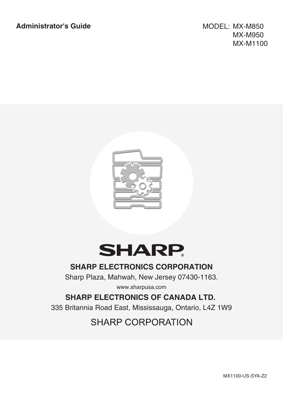 Sharp MX-M850 User Manual | Page 655 / 655