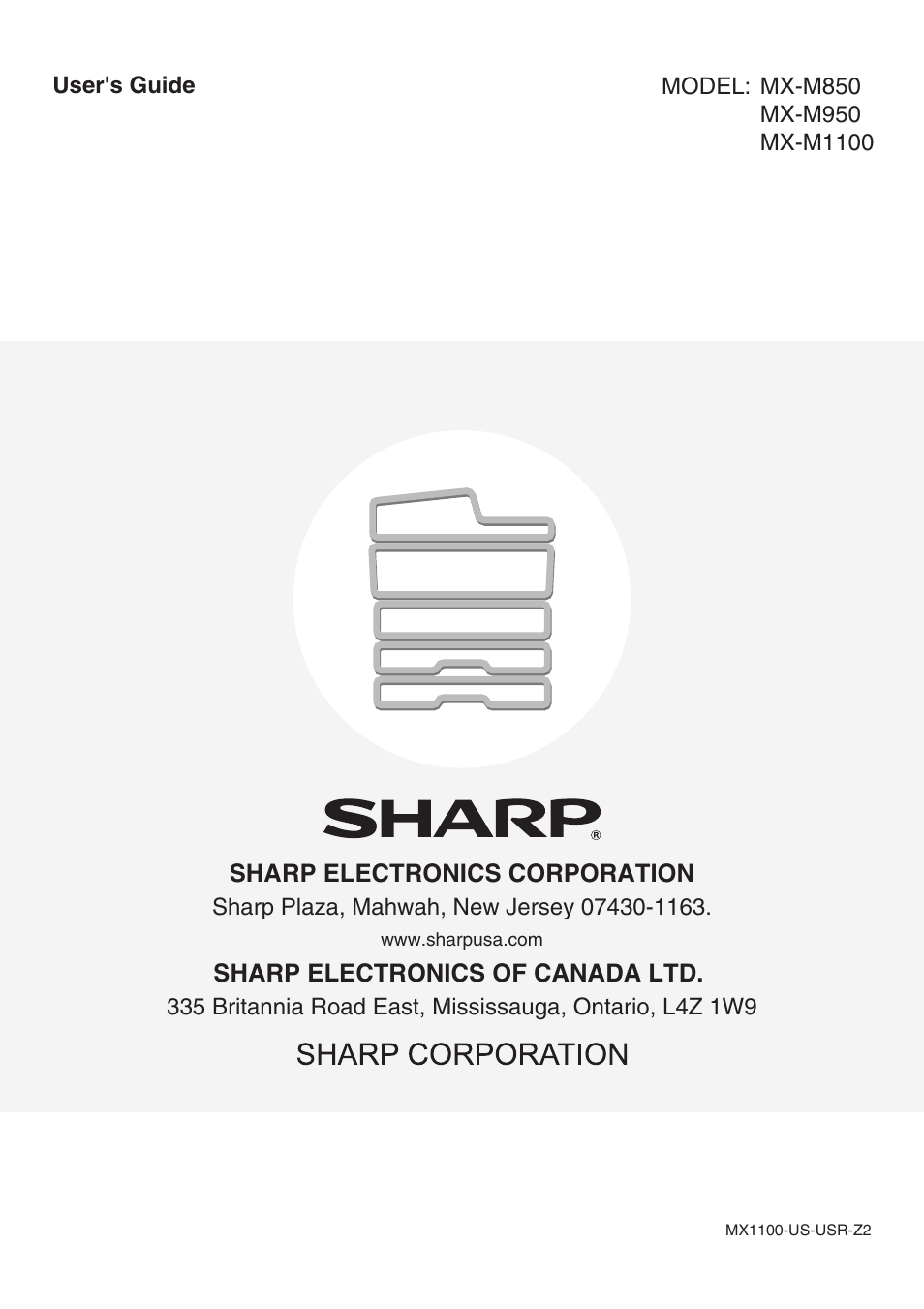 Sharp MX-M850 User Manual | Page 96 / 655