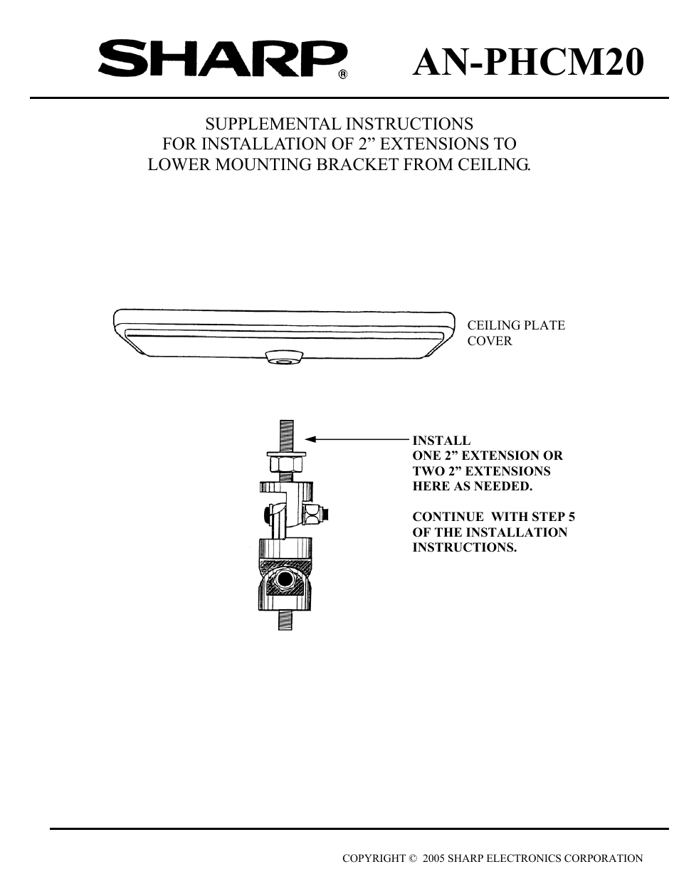 An-phcm20 | Sharp AN-PHCM20 XG-PH50X User Manual | Page 13 / 13