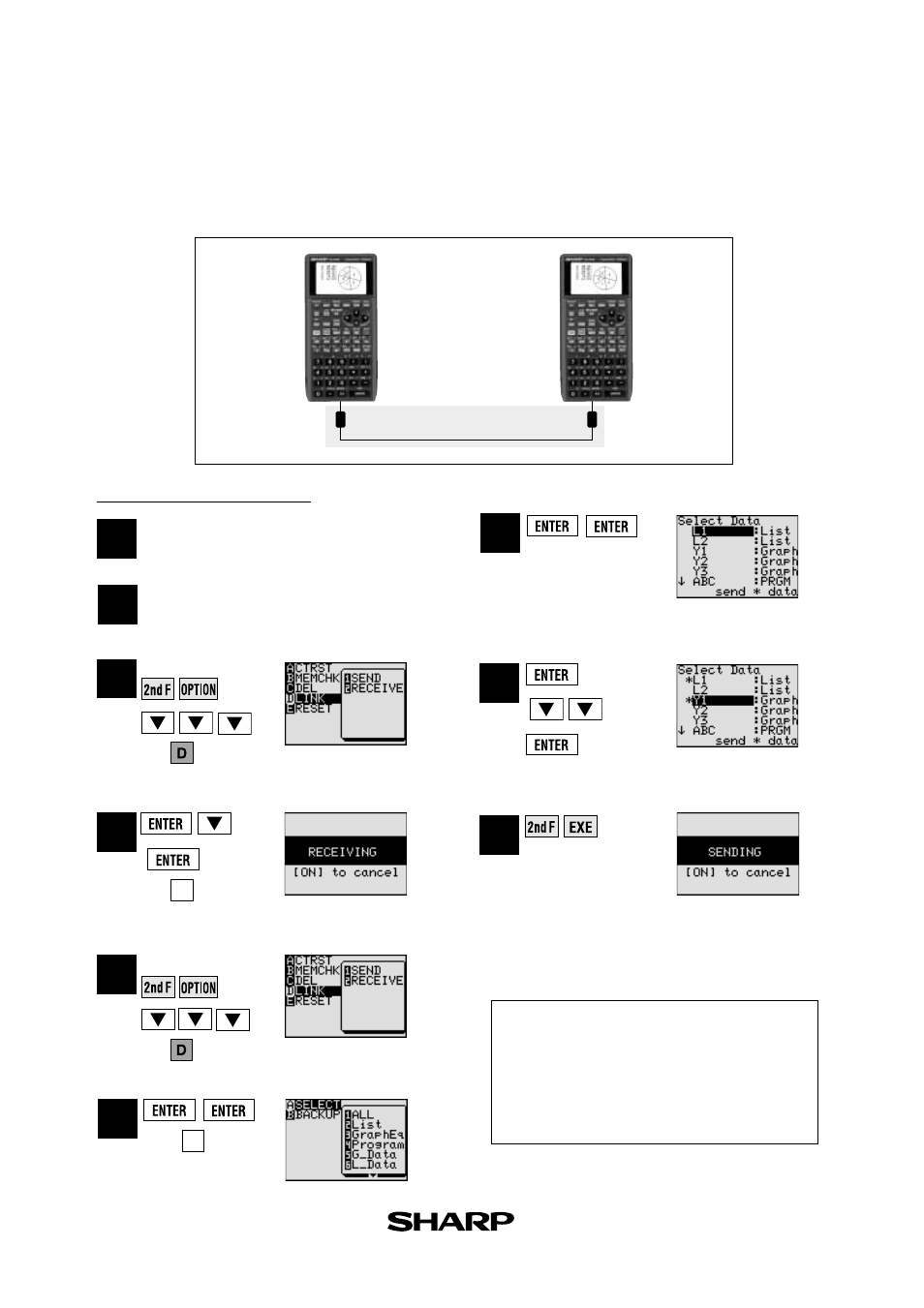 Et to set communication | Sharp EL-9450 User Manual | Page 17 / 27