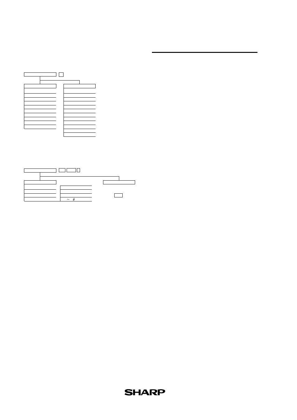 Menu tree 6 | Sharp EL-9450 User Manual | Page 24 / 27