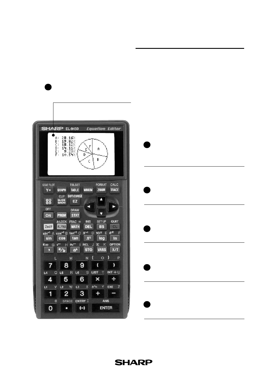 Ales points | Sharp EL-9450 User Manual | Page 3 / 27