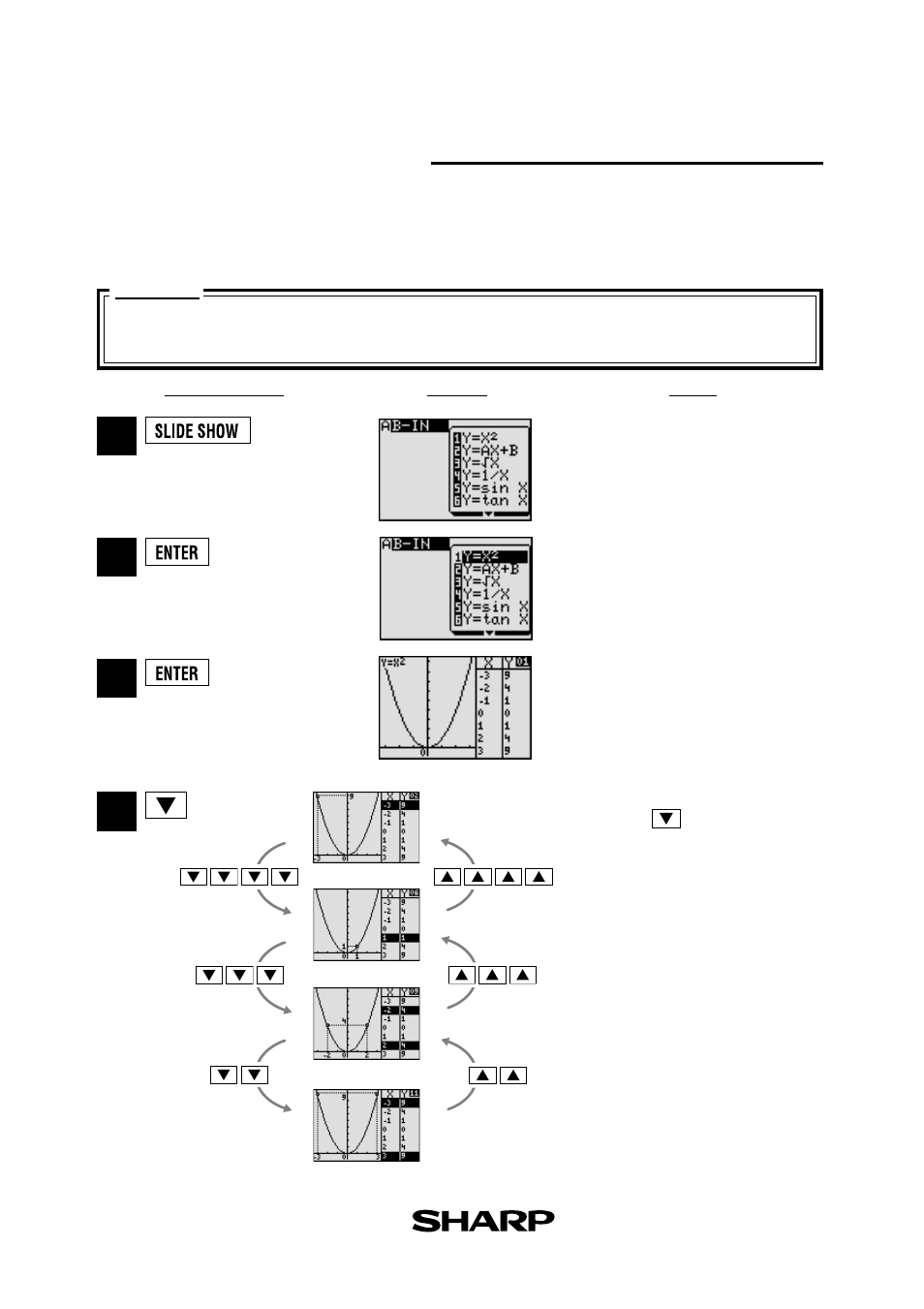 Lide show | Sharp EL-9450 User Manual | Page 9 / 27