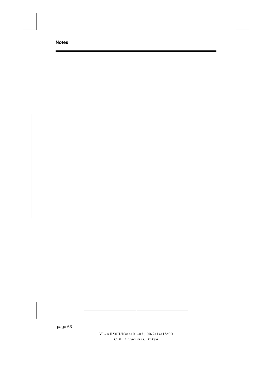 Sharp VL AH 50 H User Manual | Page 70 / 72
