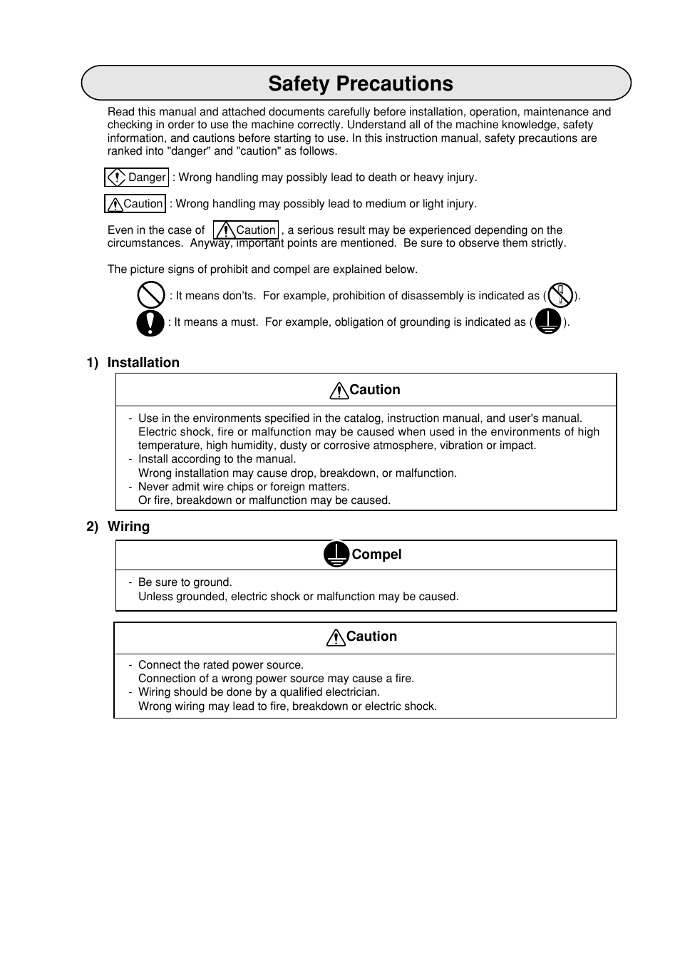 Safety precautions | Sharp JW-21MN User Manual | Page 3 / 114