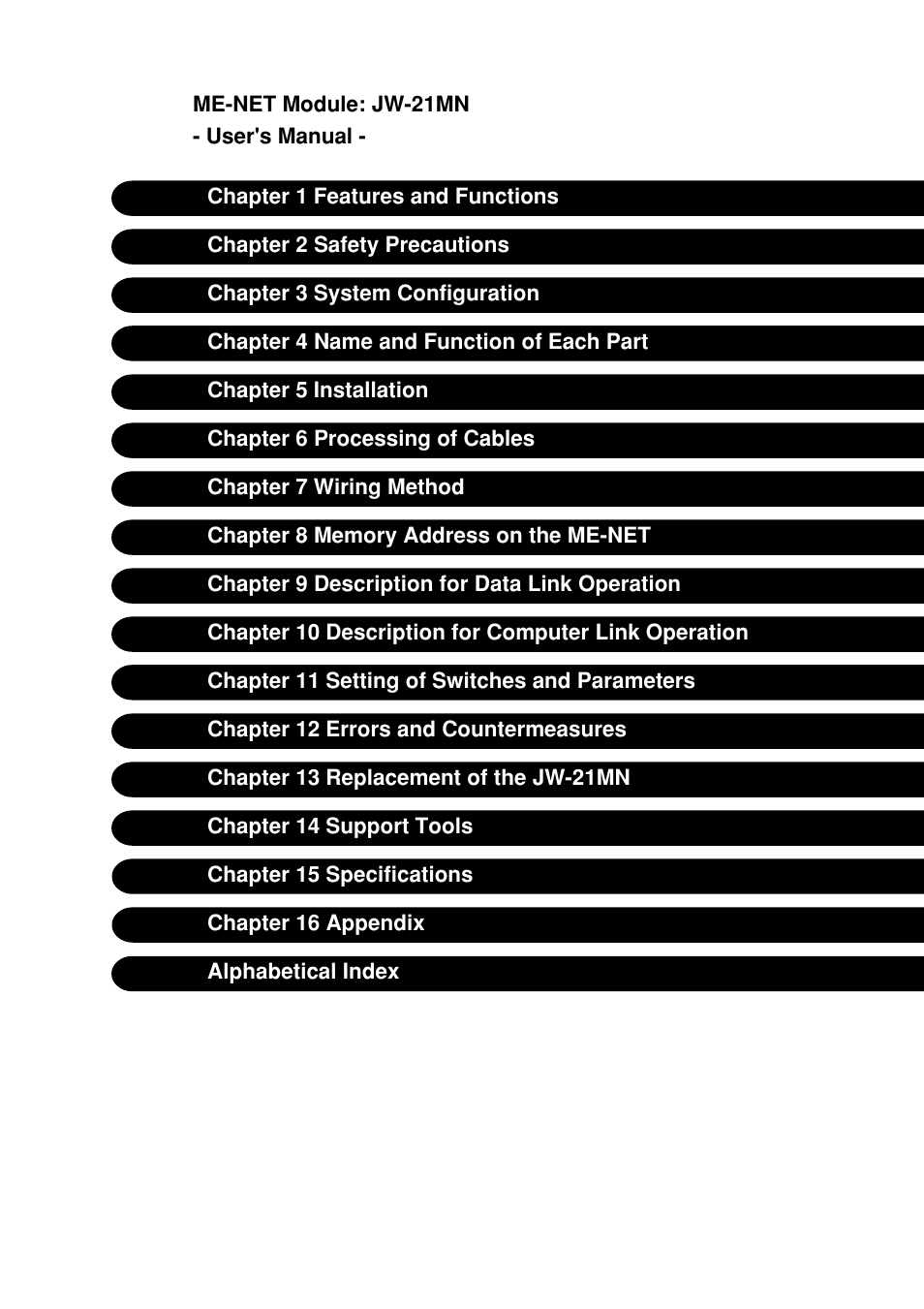 Sharp JW-21MN User Manual | Page 5 / 114