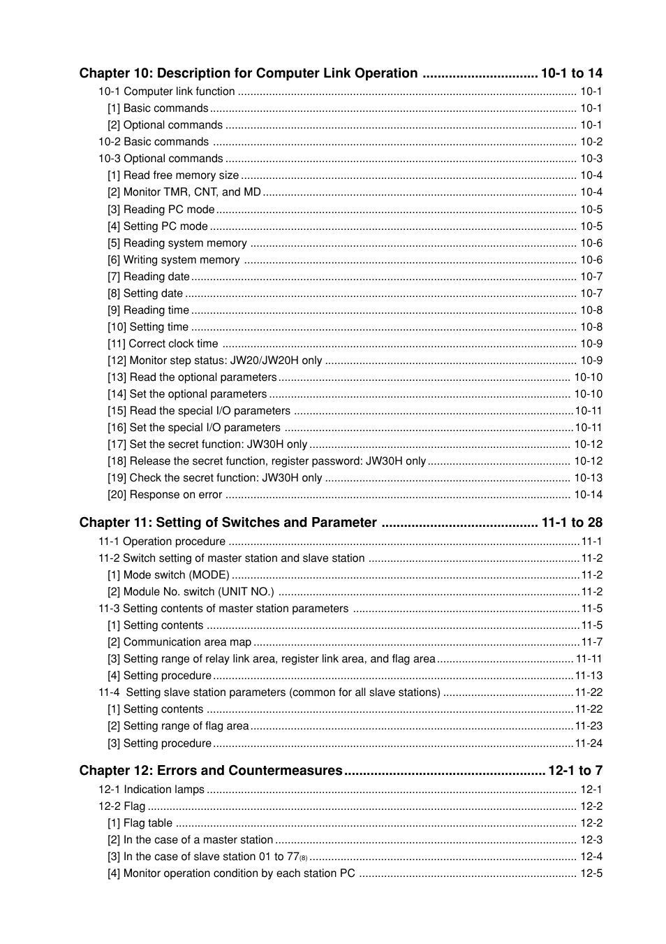 Sharp JW-21MN User Manual | Page 7 / 114