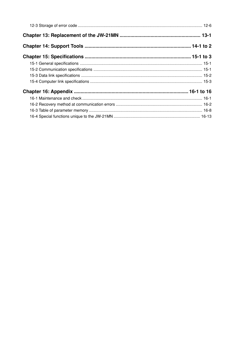 Sharp JW-21MN User Manual | Page 8 / 114