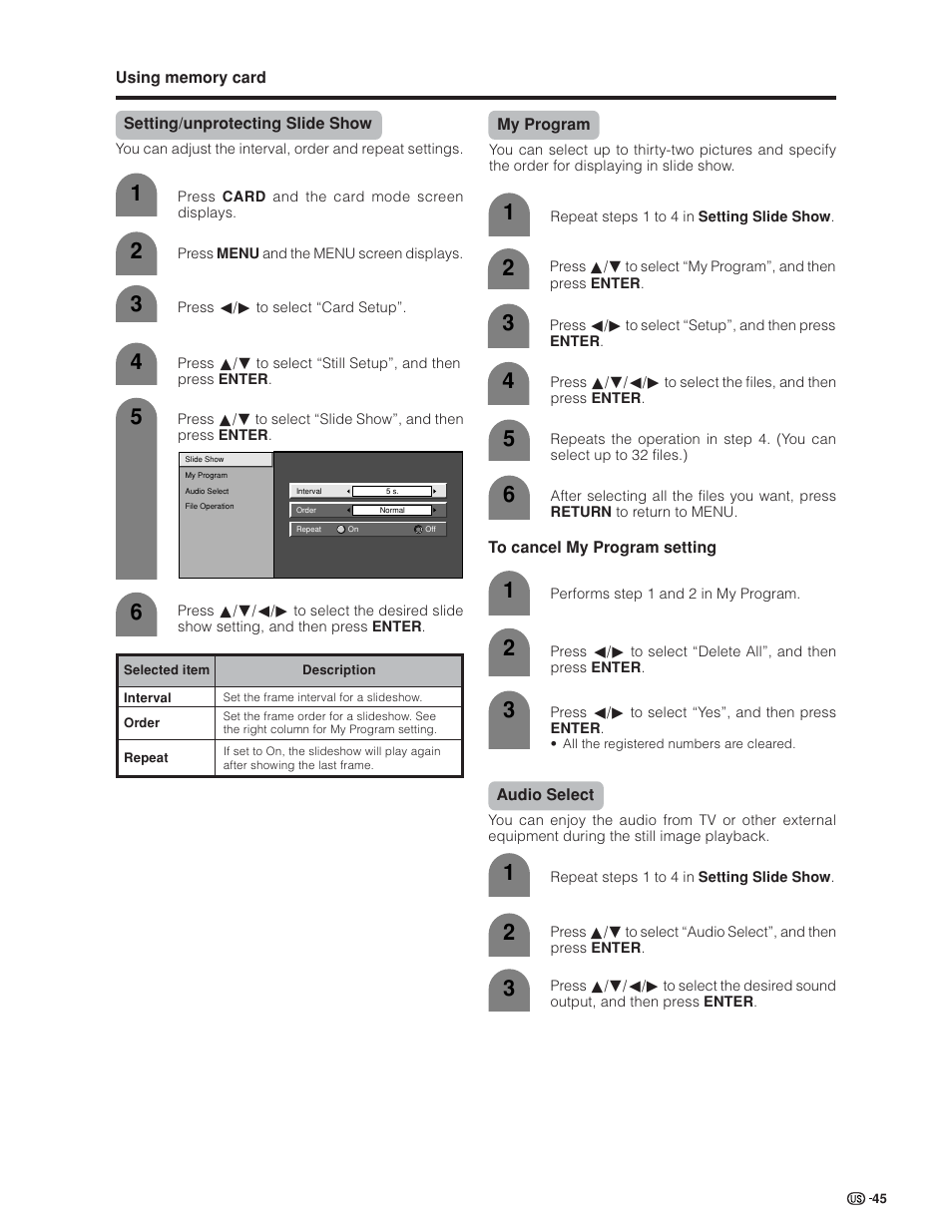 Sharp Aquos LC 32GD6U User Manual | Page 46 / 104