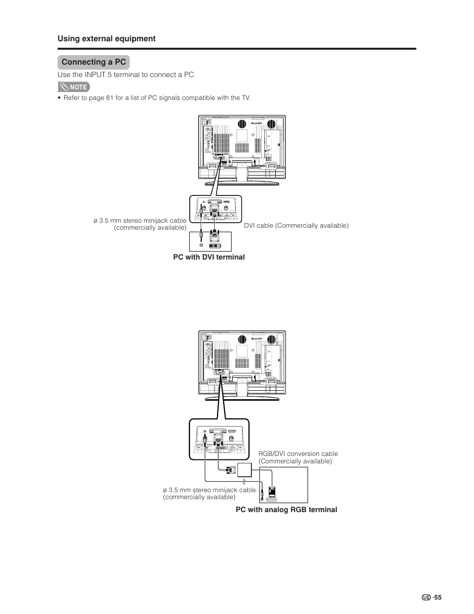 Sharp Aquos LC 32GD6U User Manual | Page 56 / 104