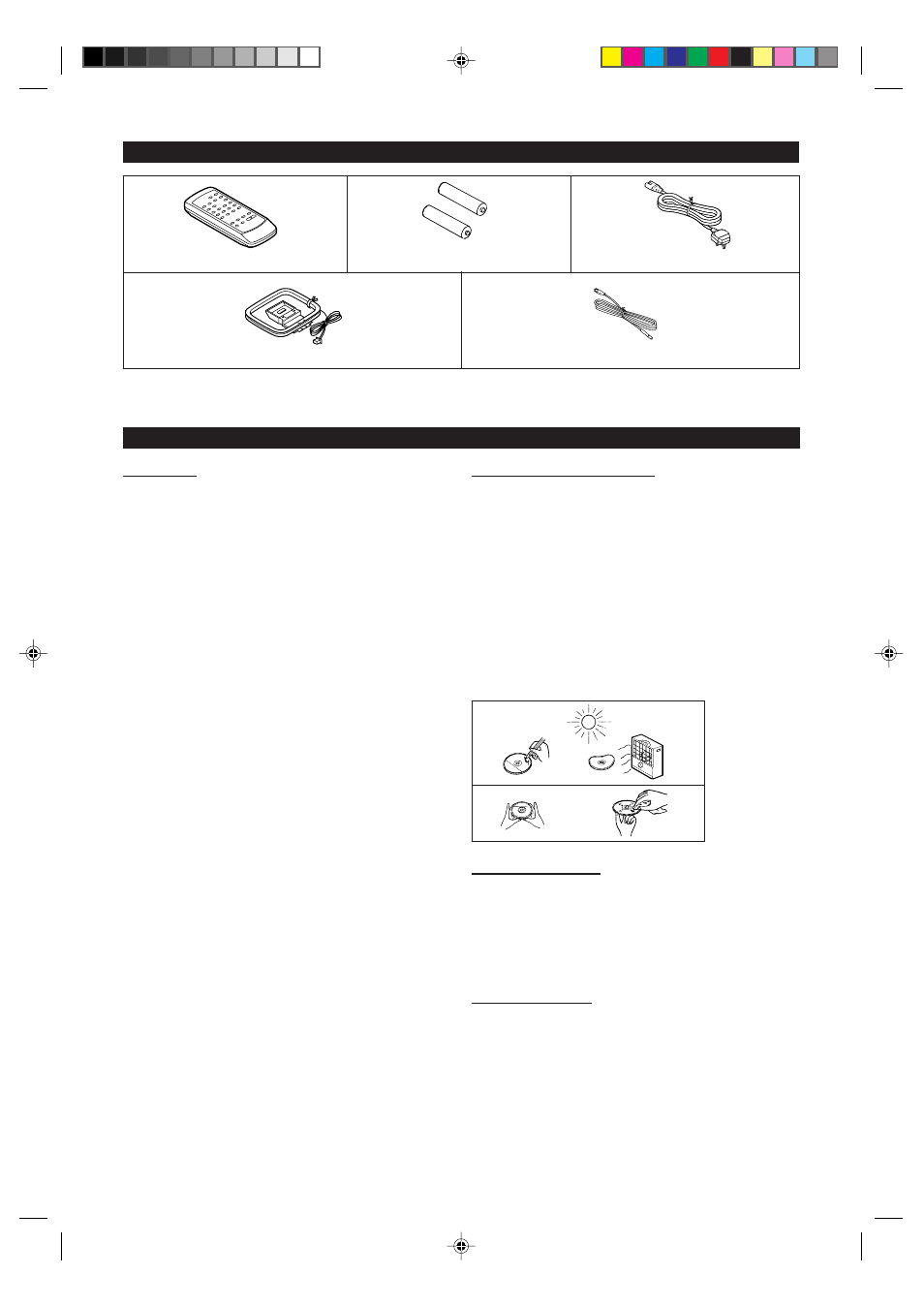 Accessories precautions | Sharp MD-MX10H User Manual | Page 3 / 40