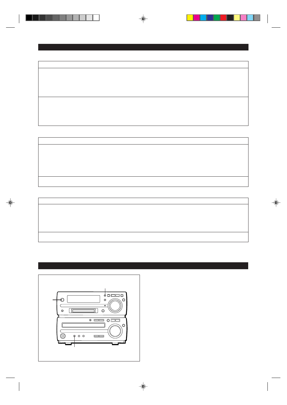 Continued), Resetting the microcomputer | Sharp MD-MX10H User Manual | Page 37 / 40