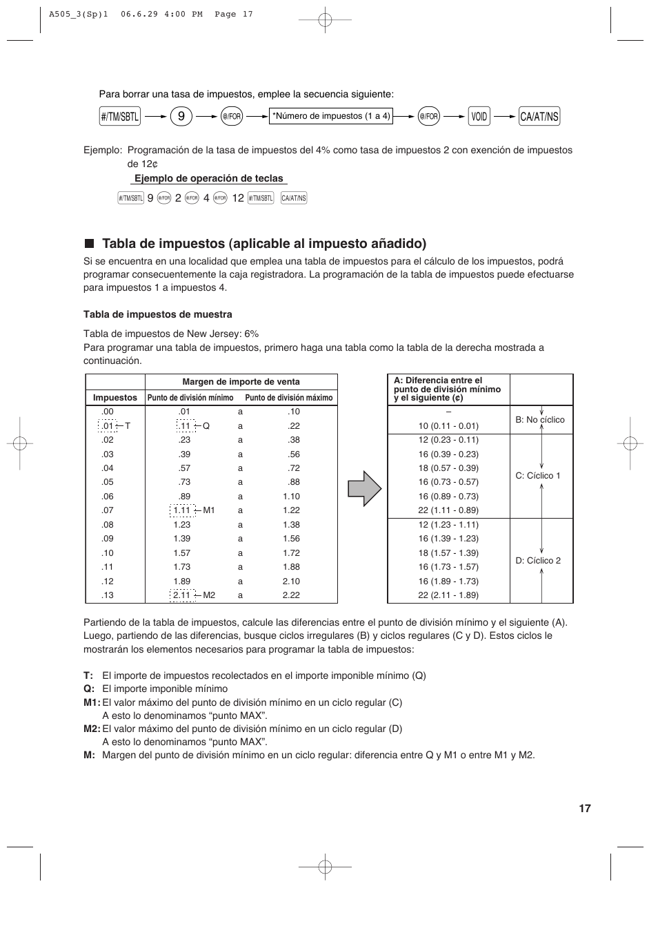 S@ 9 v a | Sharp Electronic Cash Register XE-A505 User Manual | Page 101 / 130