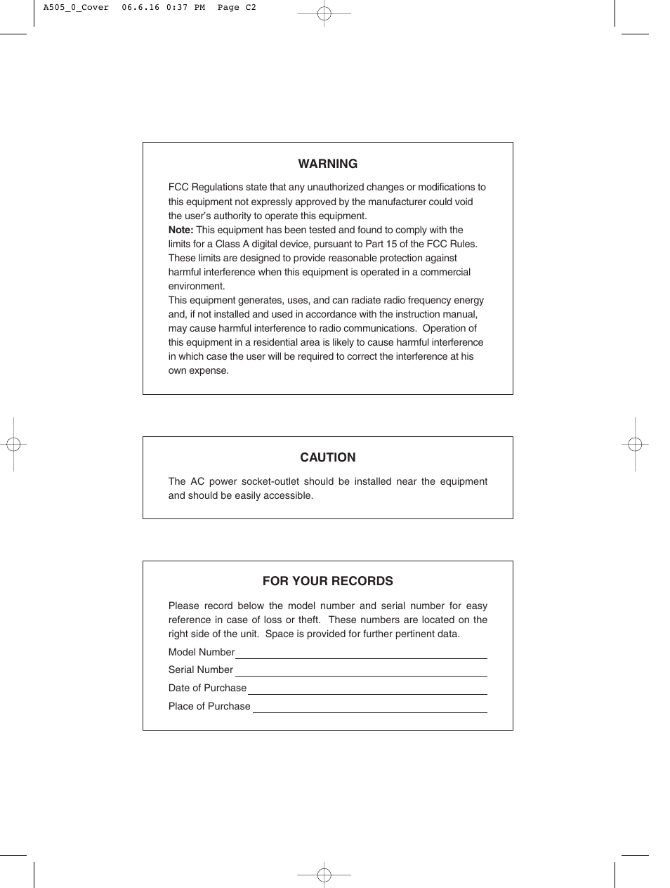 Sharp Electronic Cash Register XE-A505 User Manual | Page 2 / 130