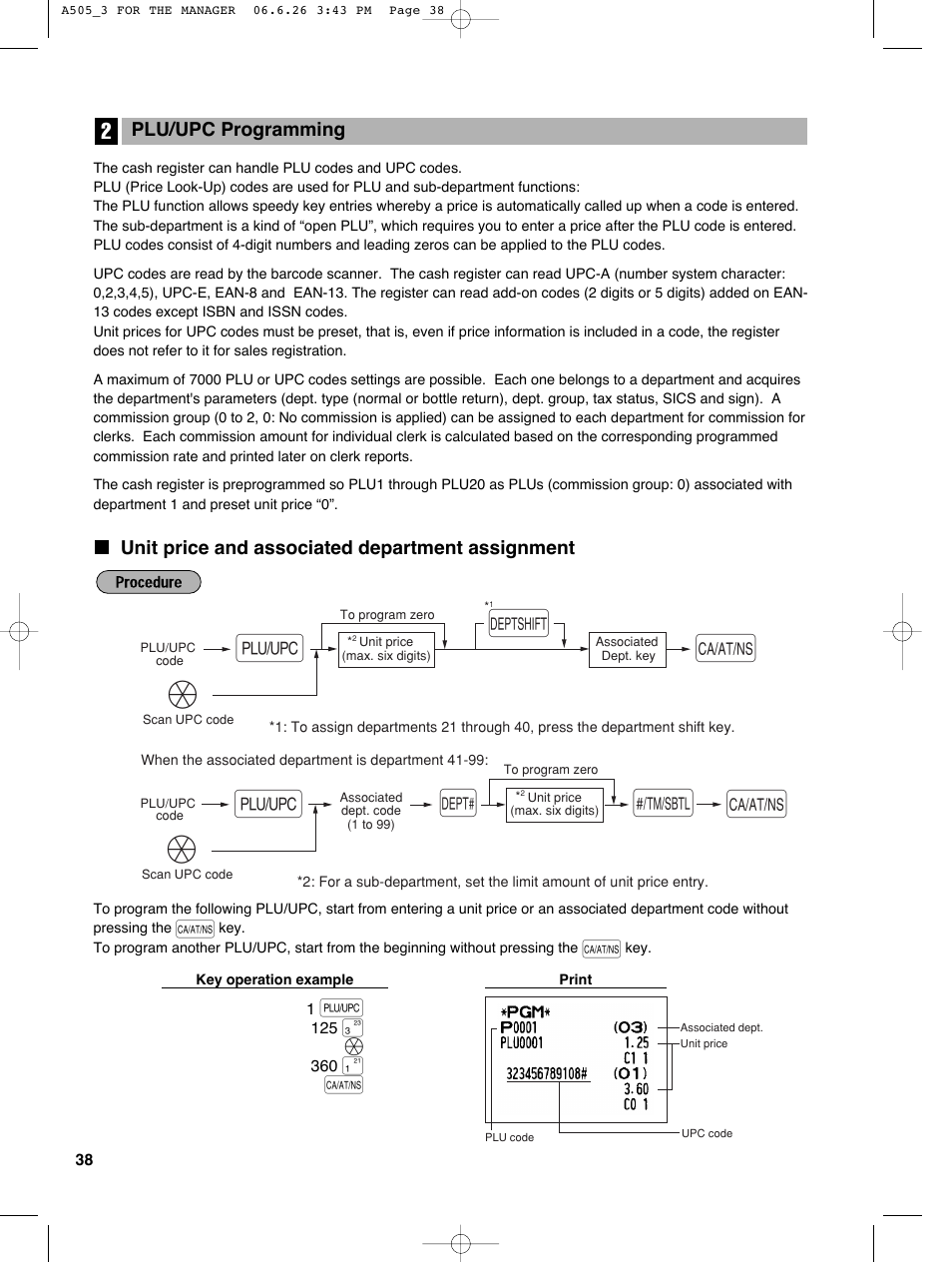 Od s | Sharp Electronic Cash Register XE-A505 User Manual | Page 40 / 130