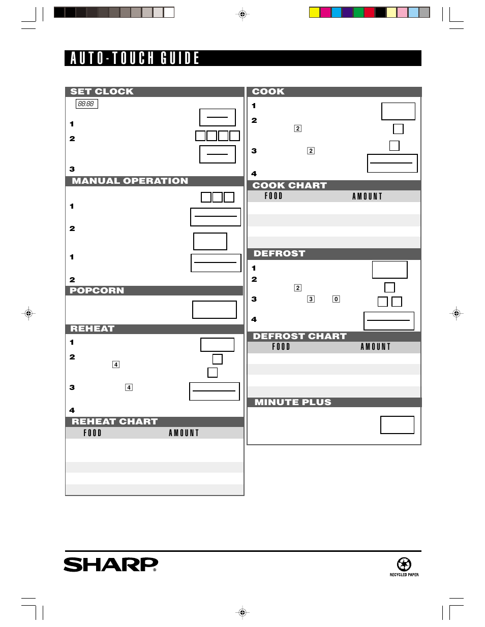 Sharp R-1406 User Manual | Page 32 / 32