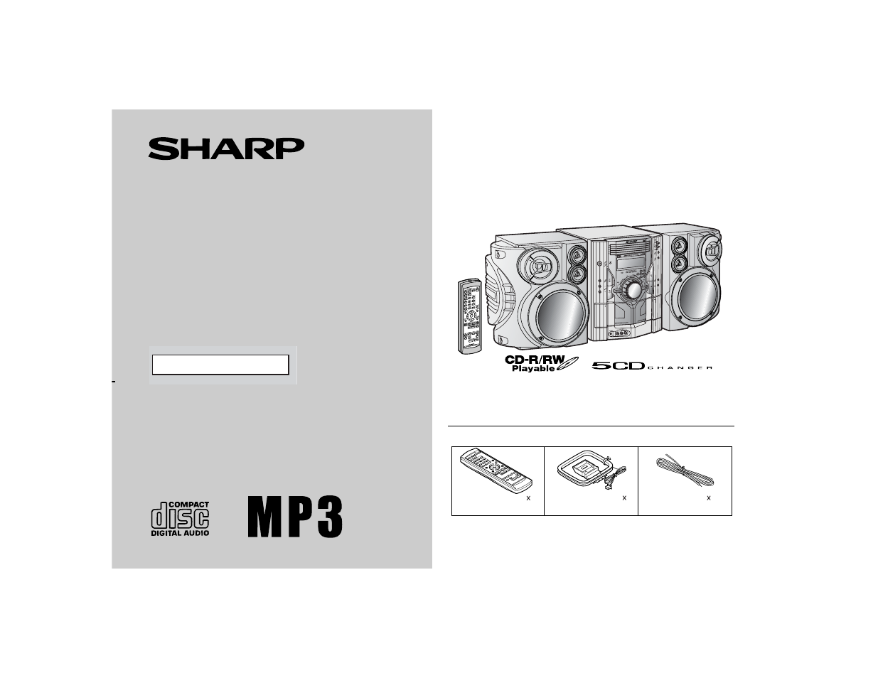 Sharp CD-MPS900 User Manual | 42 pages