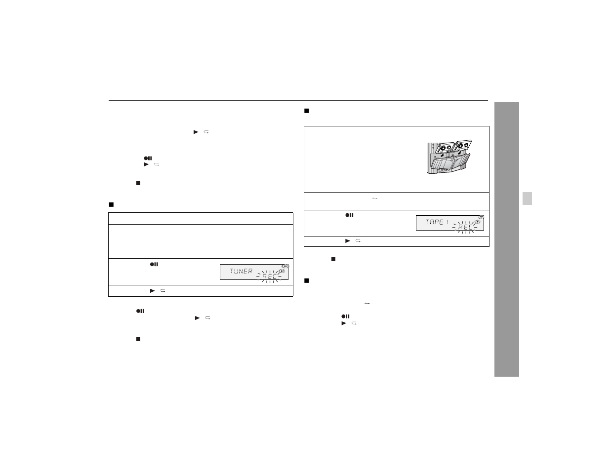 Ta pe re cor din g | Sharp CD-MPS900 User Manual | Page 31 / 42