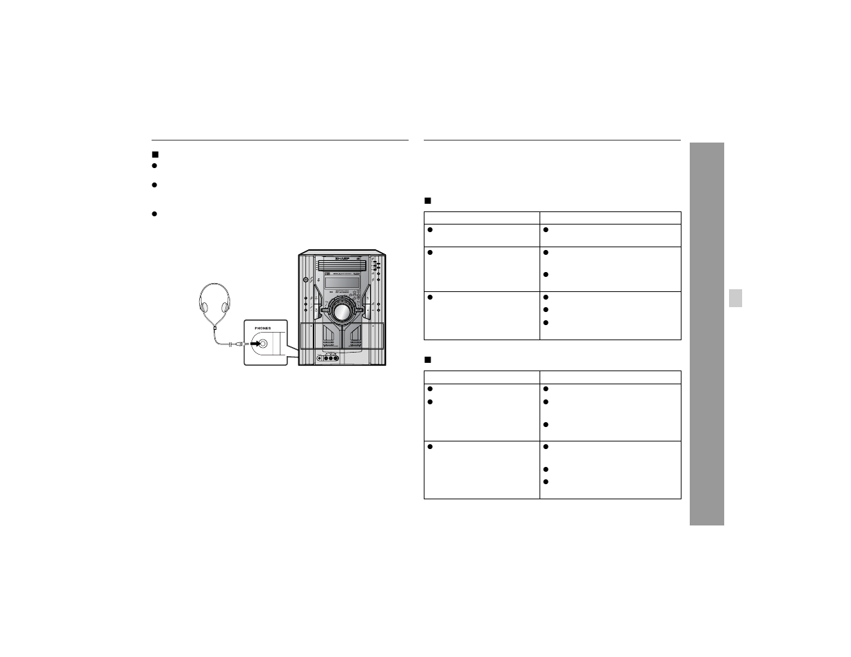 Troubleshooting chart, Re fe re nces | Sharp CD-MPS900 User Manual | Page 37 / 42