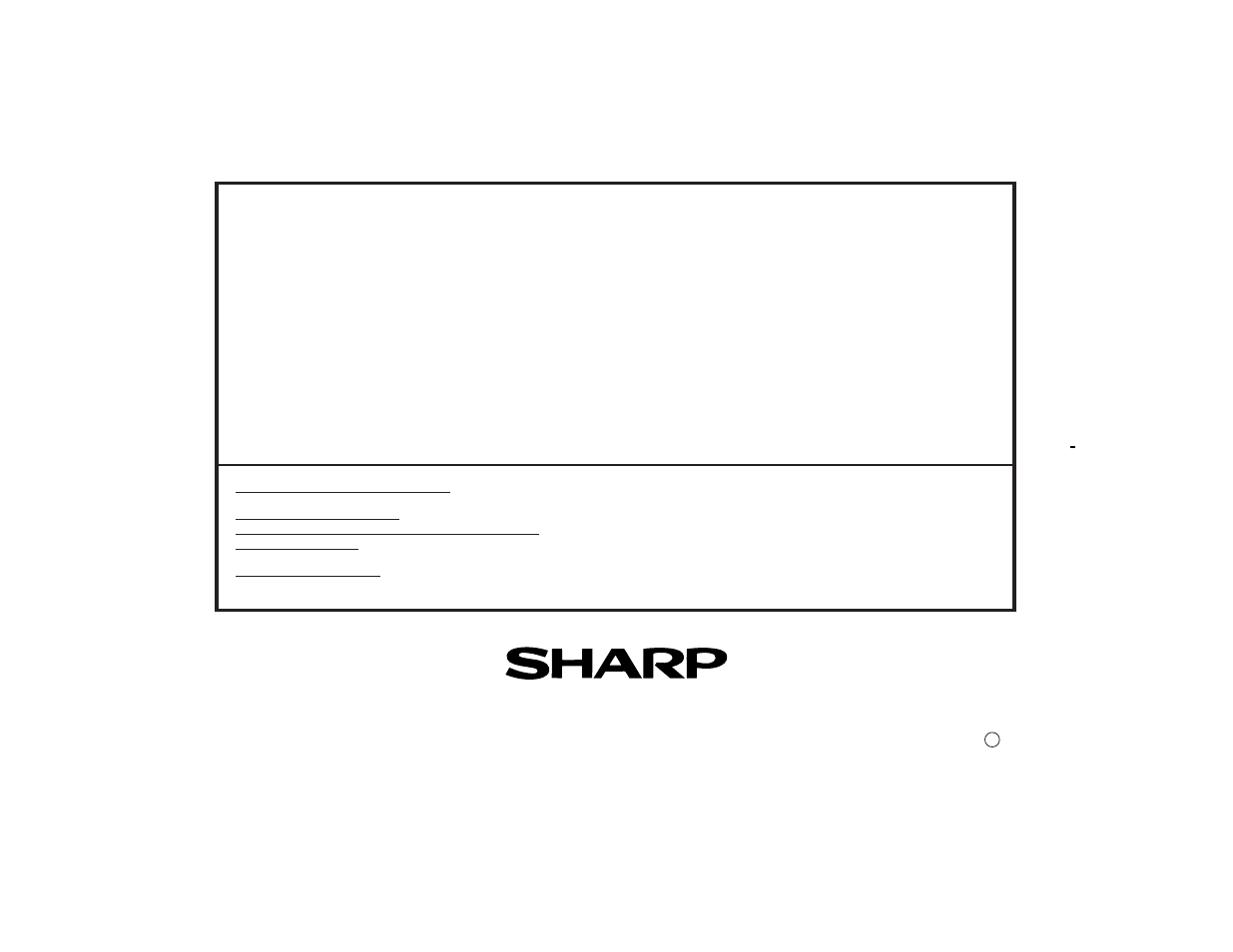 Consumer limited warranty | Sharp CD-MPS900 User Manual | Page 42 / 42