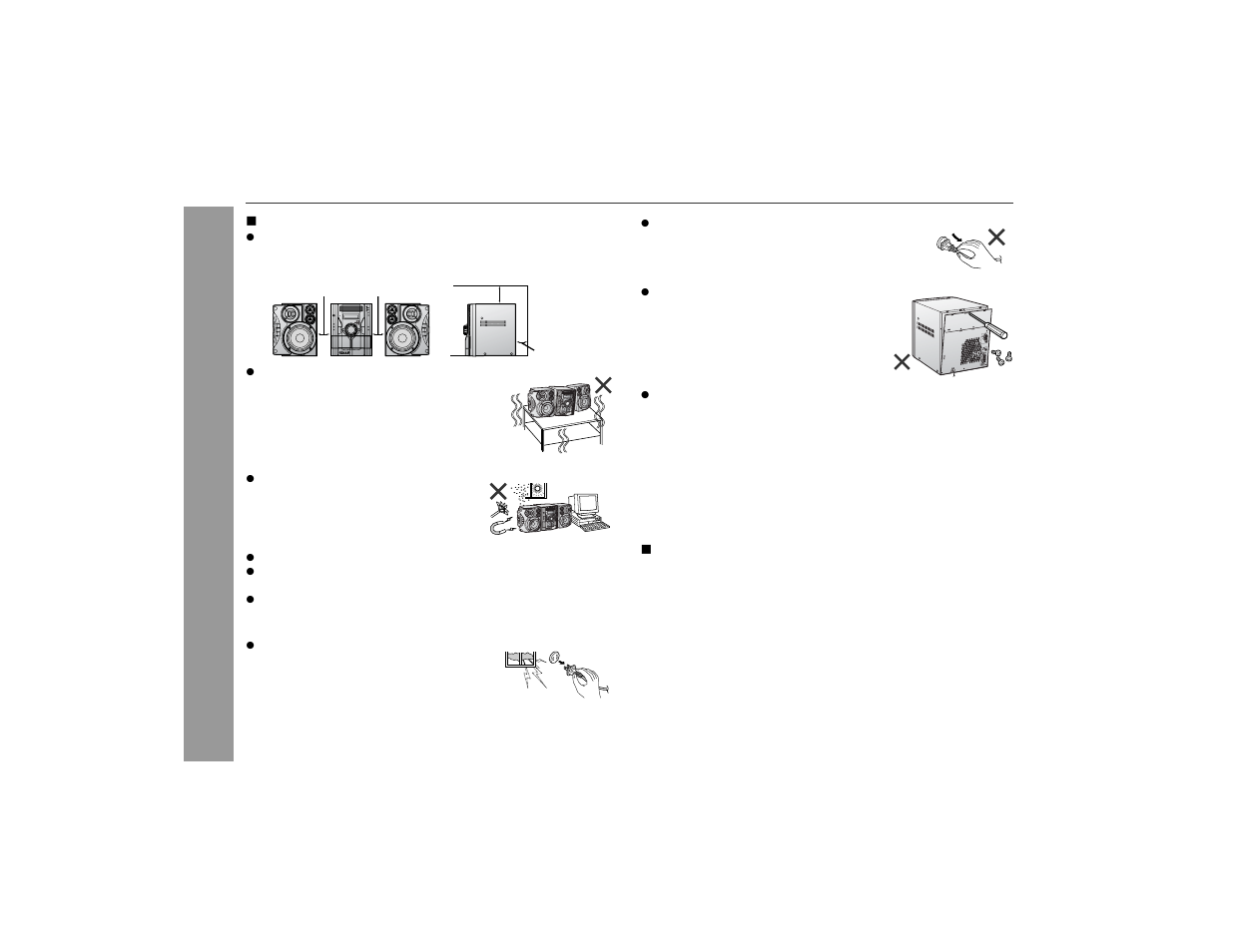 Precautions, Ge neral inf orm ation | Sharp CD-MPS900 User Manual | Page 6 / 42