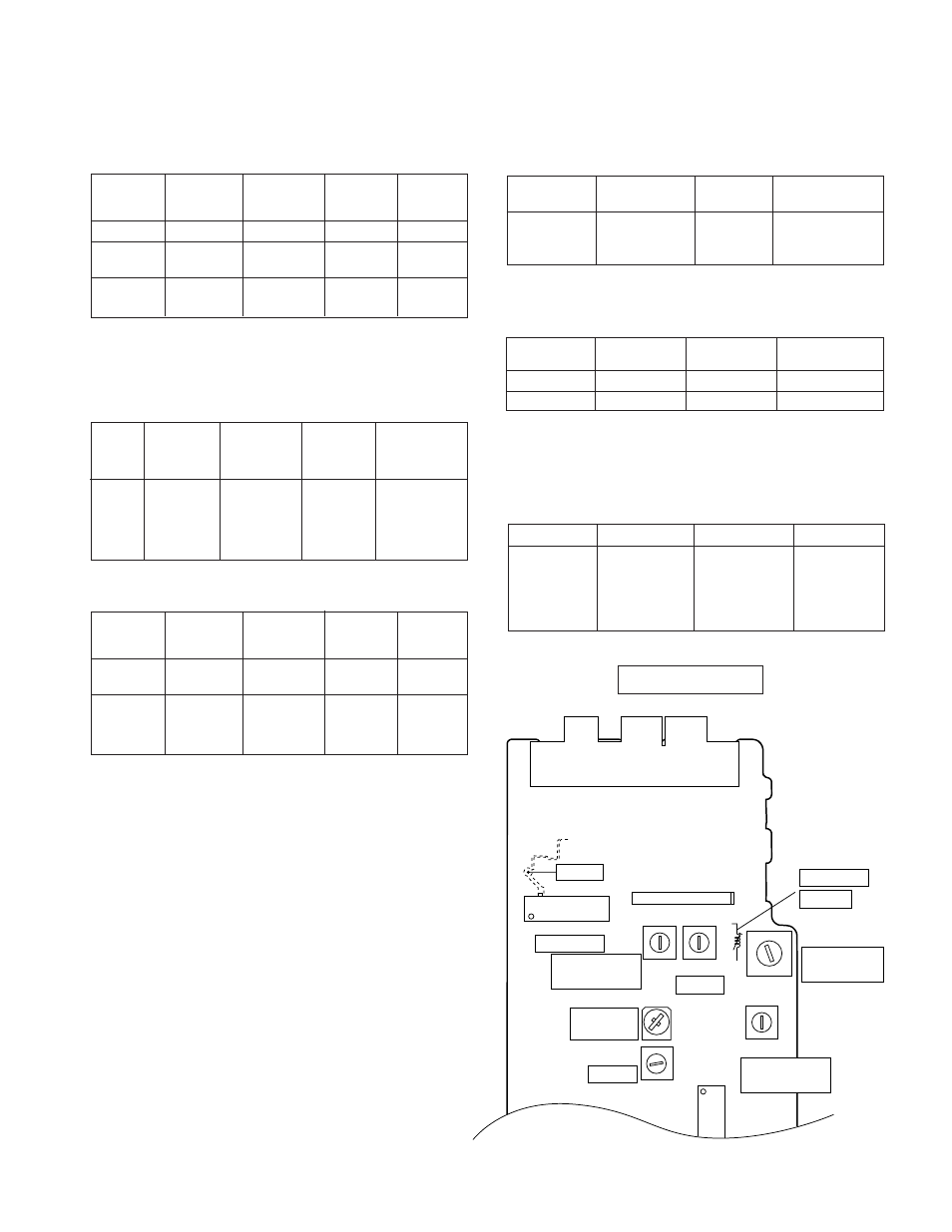 Adjustment, Xl-3000v, Tuner pwb-a2 | Sharp XL-3000V User Manual | Page 13 / 72