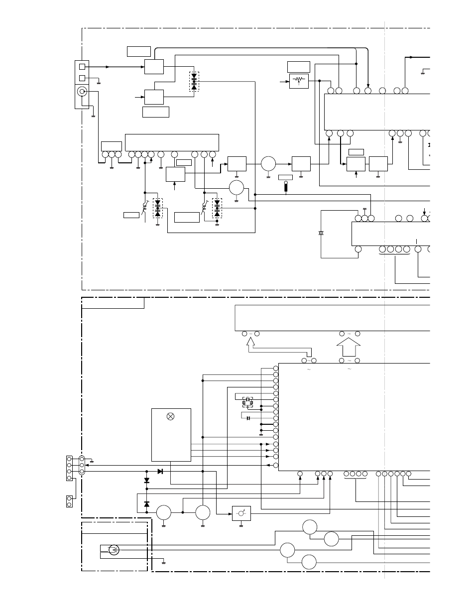 Xl-3000v, Display pwb, Lamp pwb | Pll(tuner), Ta7358ap, Lcd701 lcd display | Sharp XL-3000V User Manual | Page 22 / 72