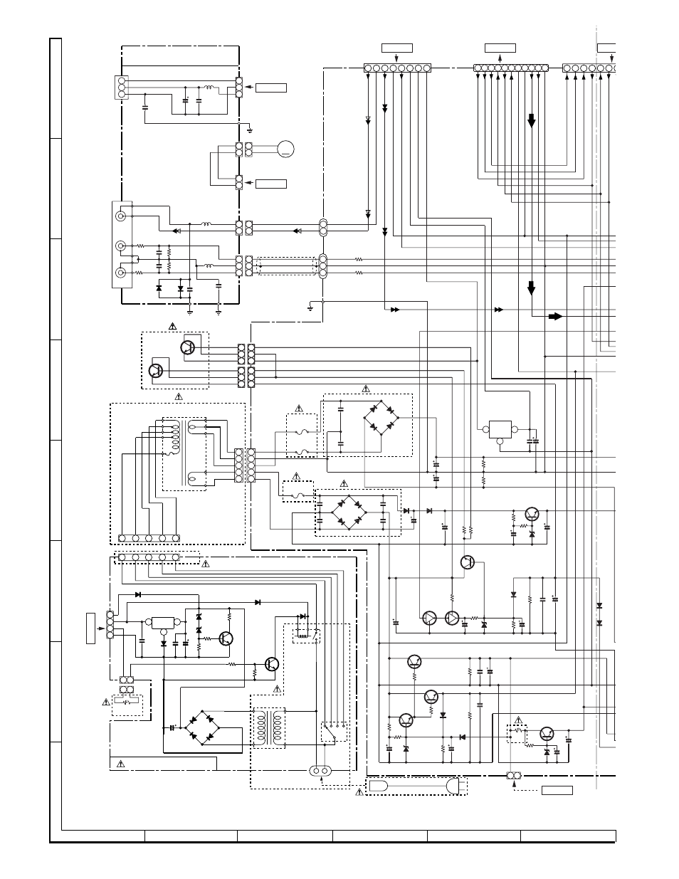 Xl-3000v, Power pwb-b, Terminal pwb-a4 | Voltage regulator | Sharp XL-3000V User Manual | Page 26 / 72