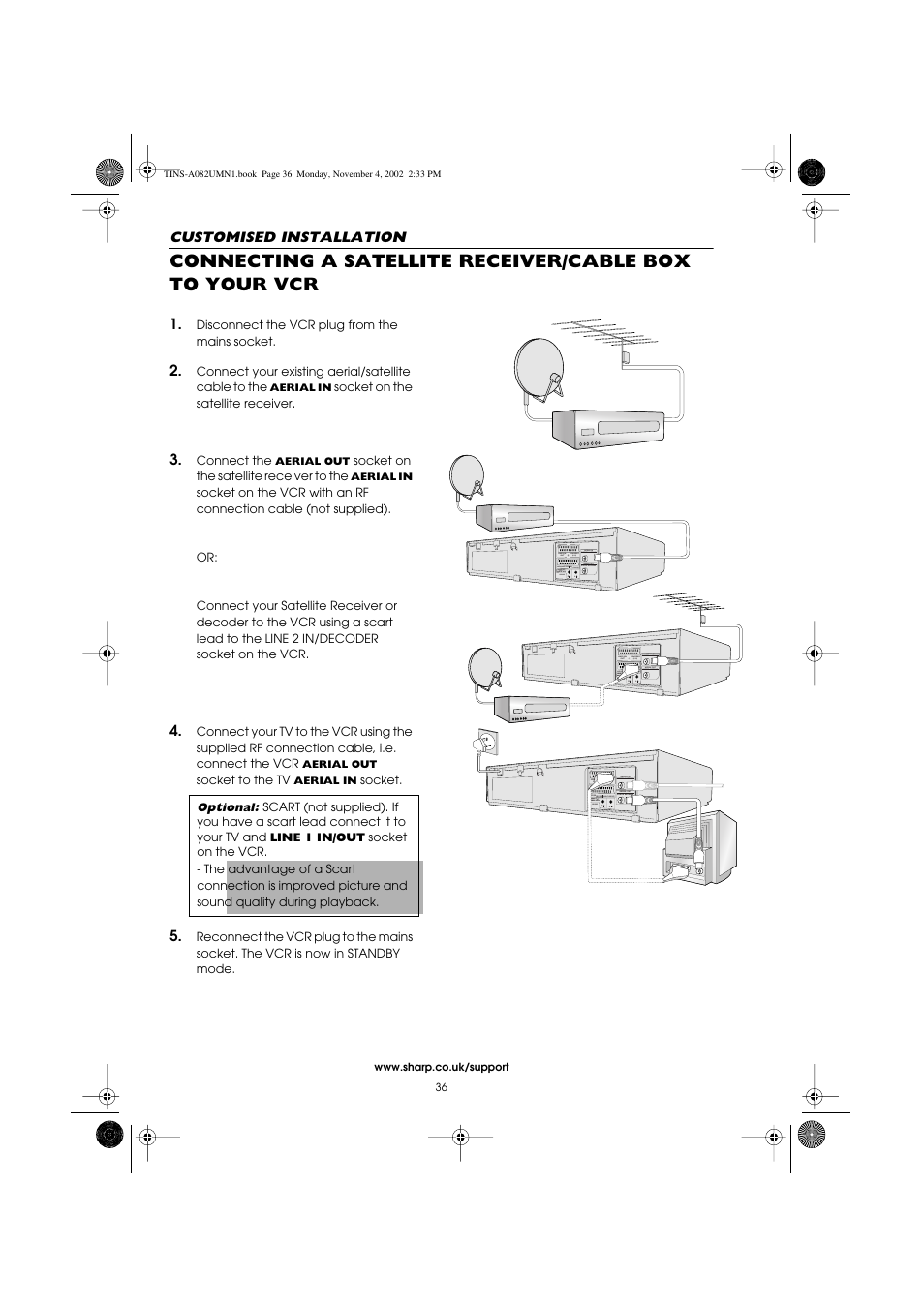 Sharp VC-MH835HM User Manual | Page 38 / 54