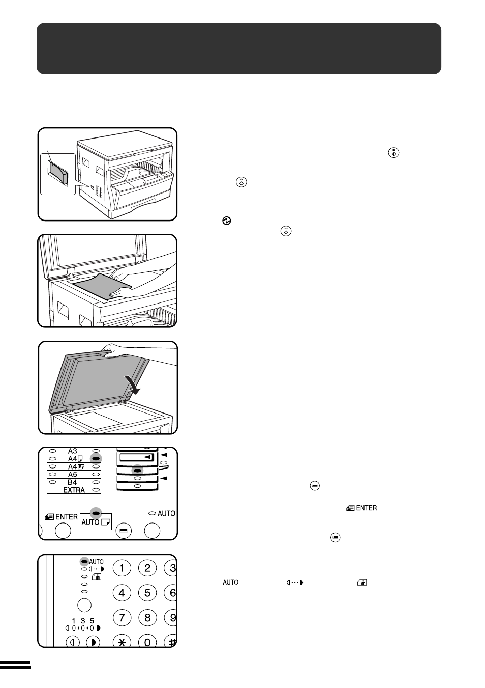 Normal copying 1 | Sharp AR-163 User Manual | Page 16 / 80