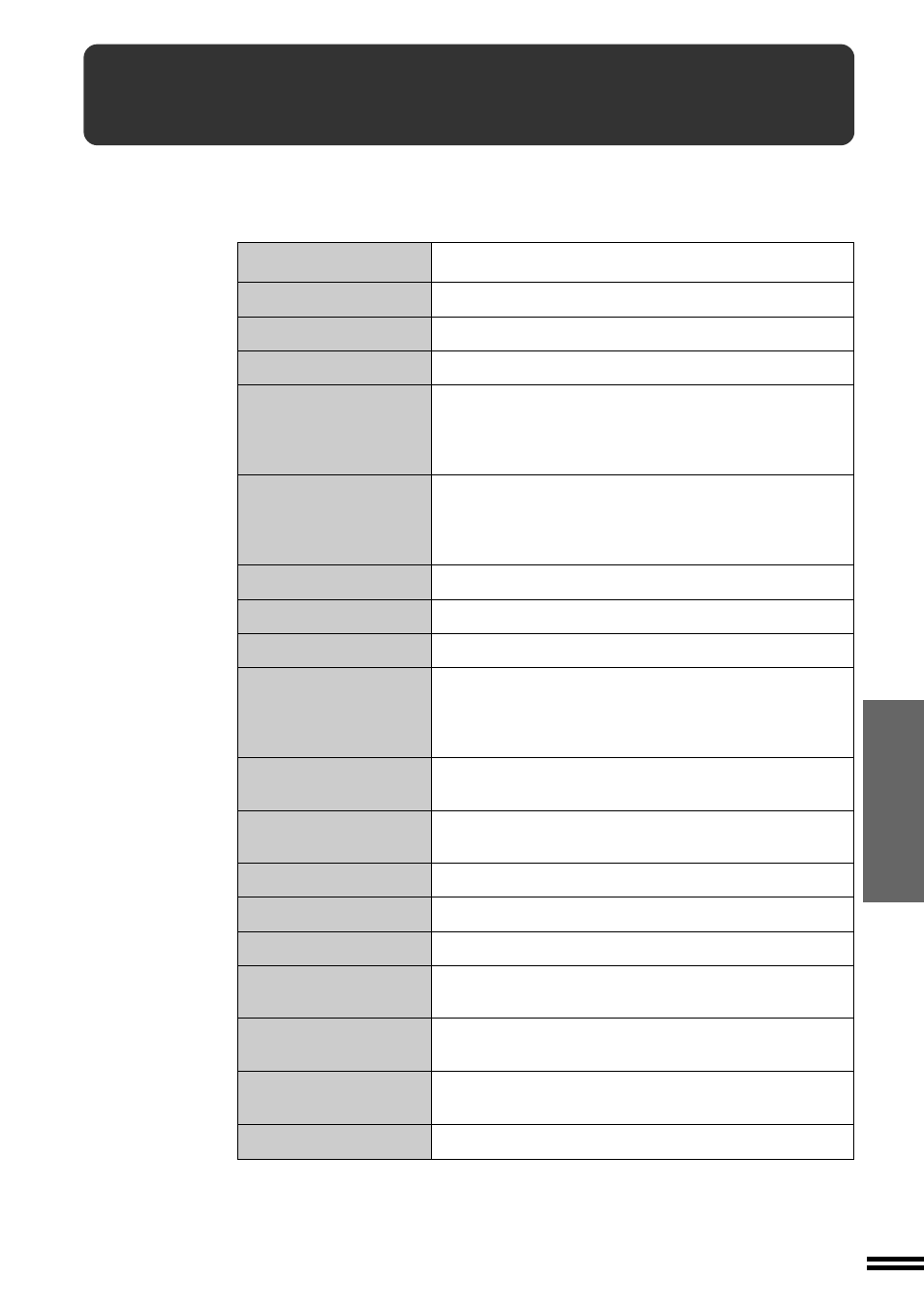 Specifications | Sharp AR-163 User Manual | Page 53 / 80