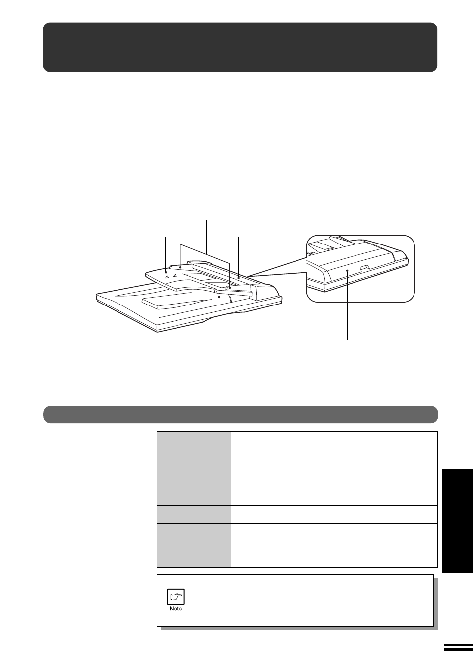 Single pass feeder (ar-sp2), Part names specifications | Sharp AR-163 User Manual | Page 57 / 80