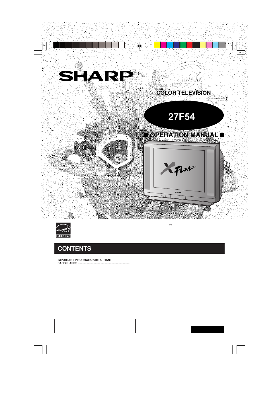 Sharp 27F543 User Manual | 59 pages