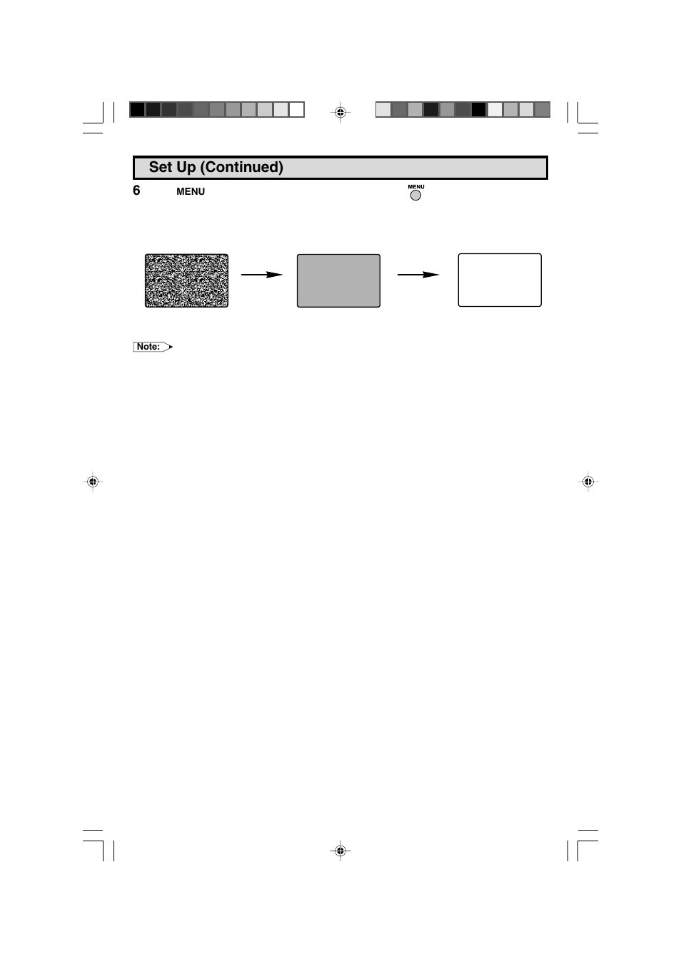 Set up (continued) | Sharp 27F543 User Manual | Page 32 / 59