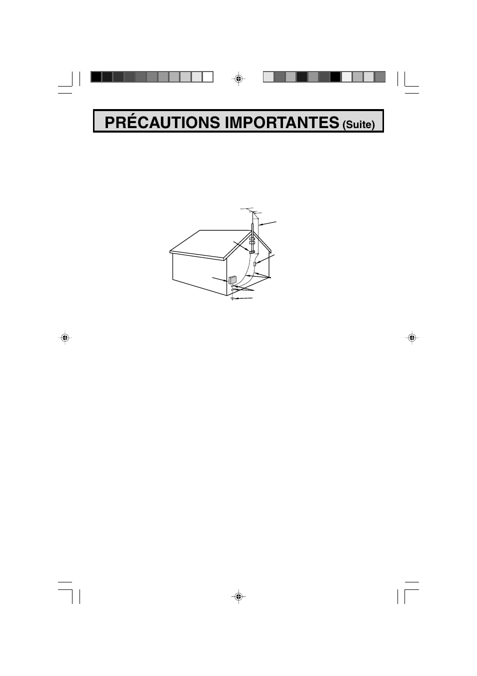 Précautions importantes, Suite) | Sharp 27F543 User Manual | Page 55 / 59