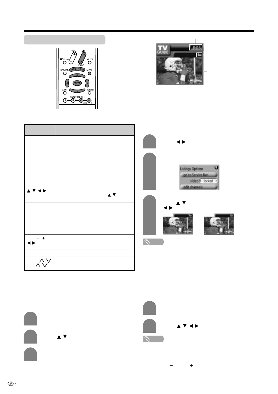 Using tv guide on screen | Sharp Aquos LC 45GD5U User Manual | Page 24 / 89