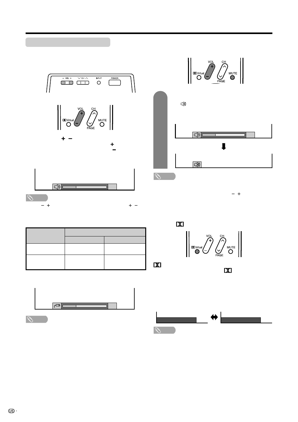 Changing volume/sound | Sharp Aquos LC 45GD5U User Manual | Page 34 / 89