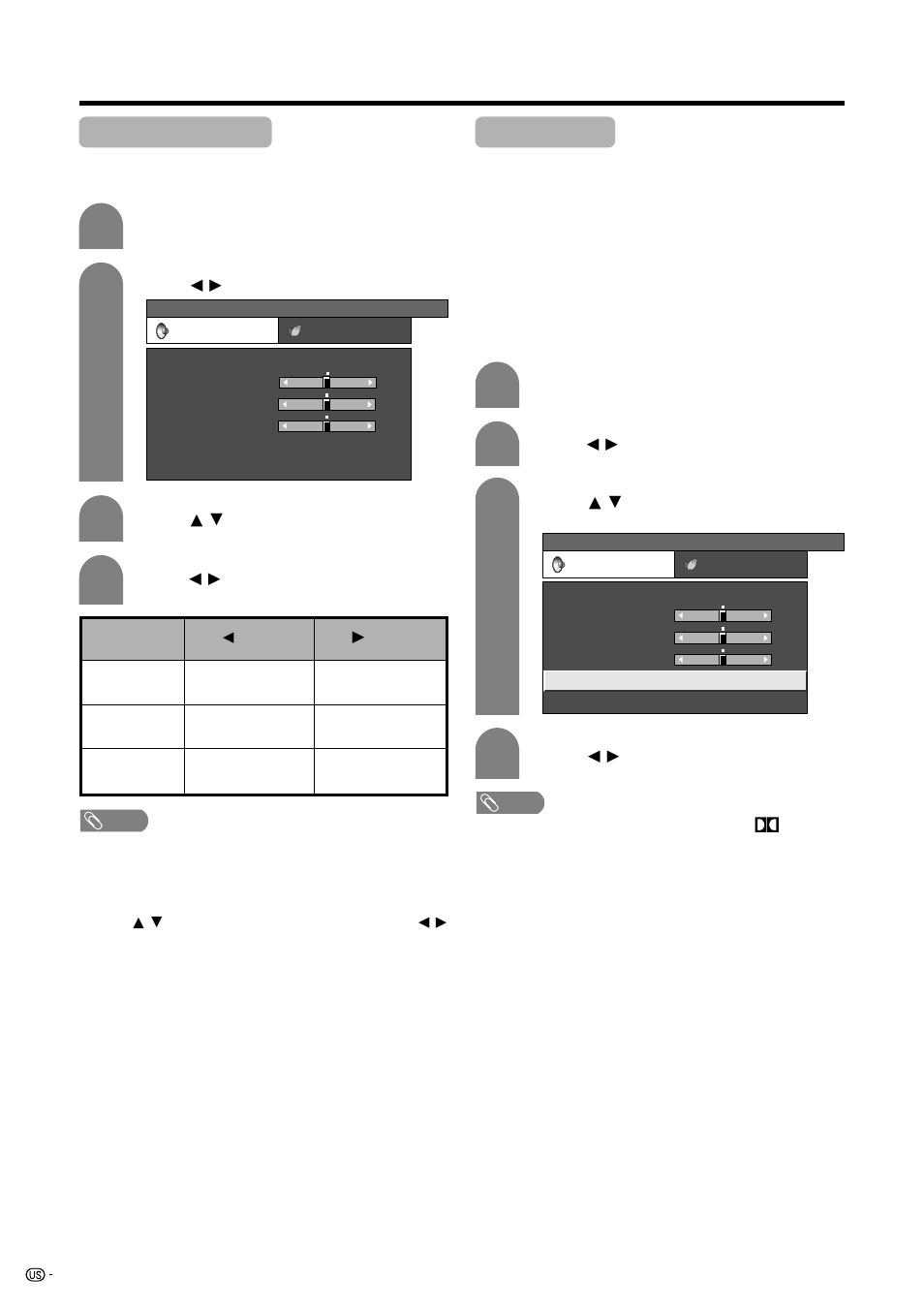 Sound adjustment, Dolby virtual | Sharp Aquos LC 45GD5U User Manual | Page 44 / 89