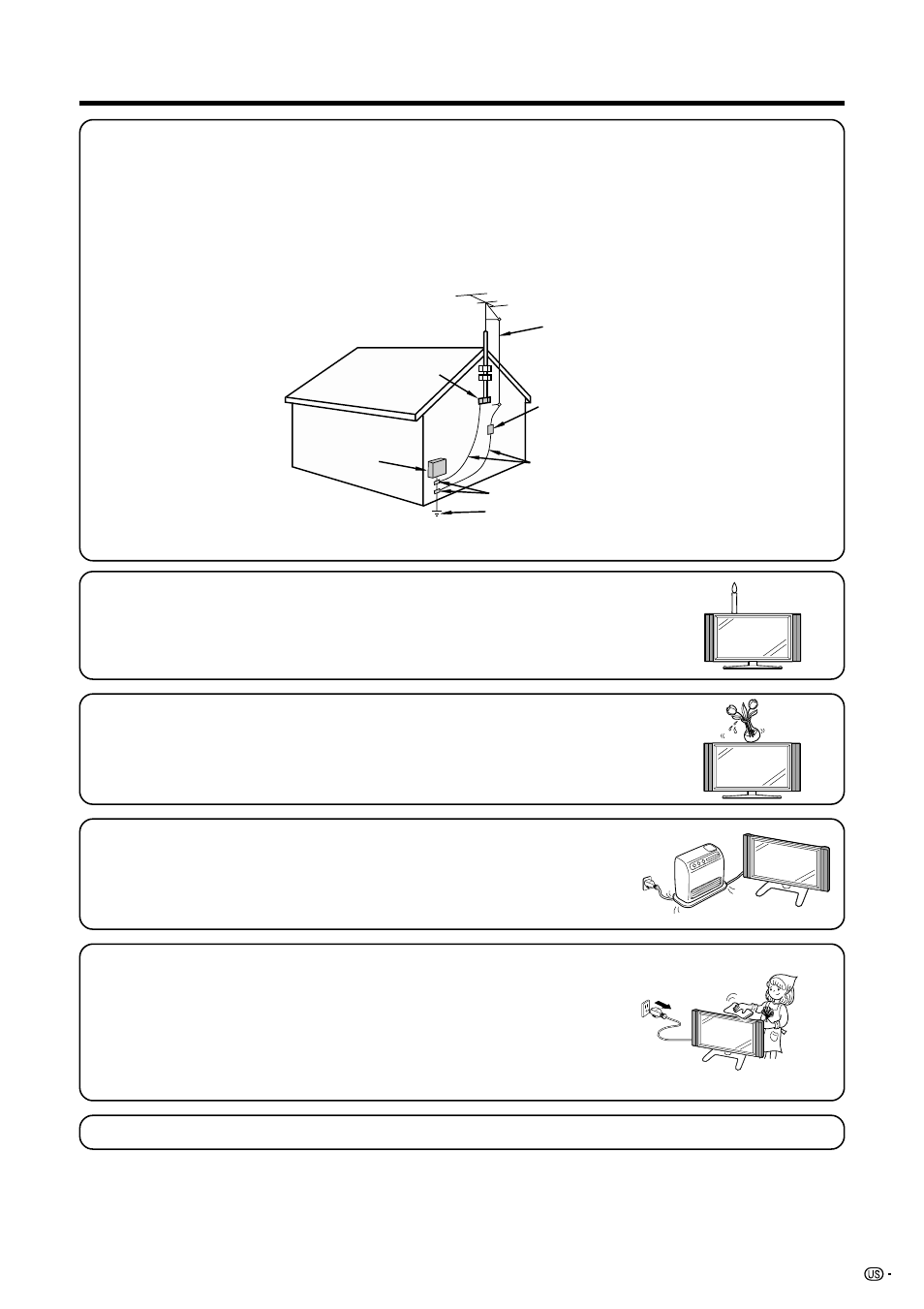 Important safety instructions | Sharp Aquos LC 45GD5U User Manual | Page 5 / 89