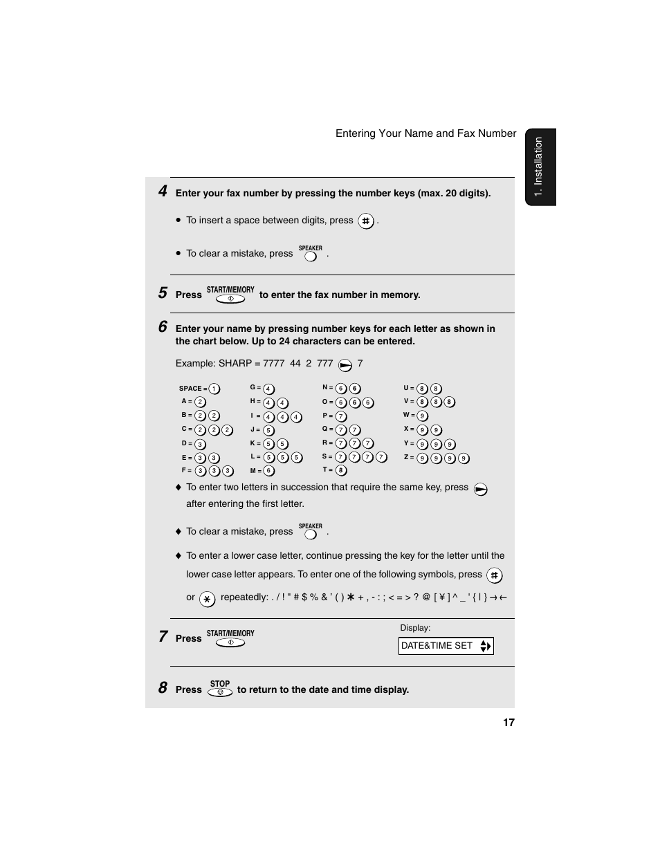 Sharp UX-P115 User Manual | Page 19 / 84