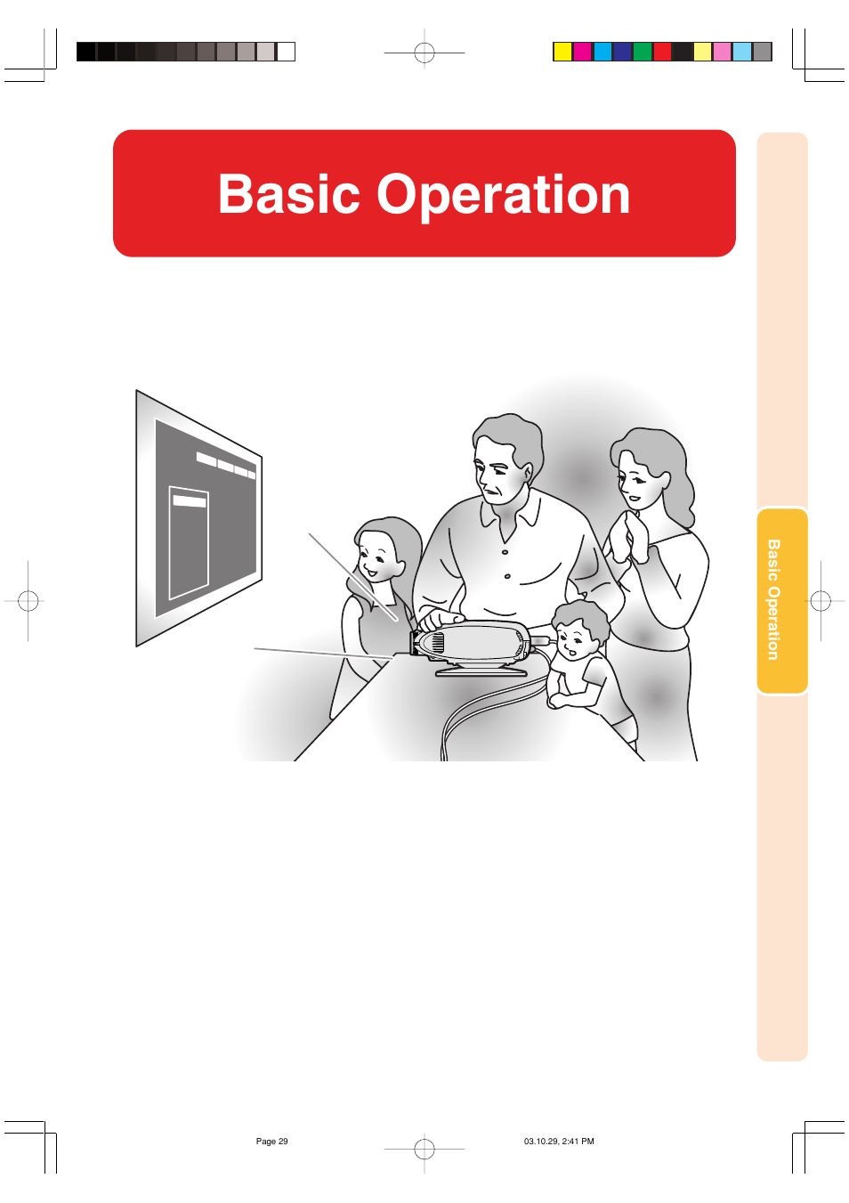 Basic operation | Sharp DT-300 User Manual | Page 30 / 72