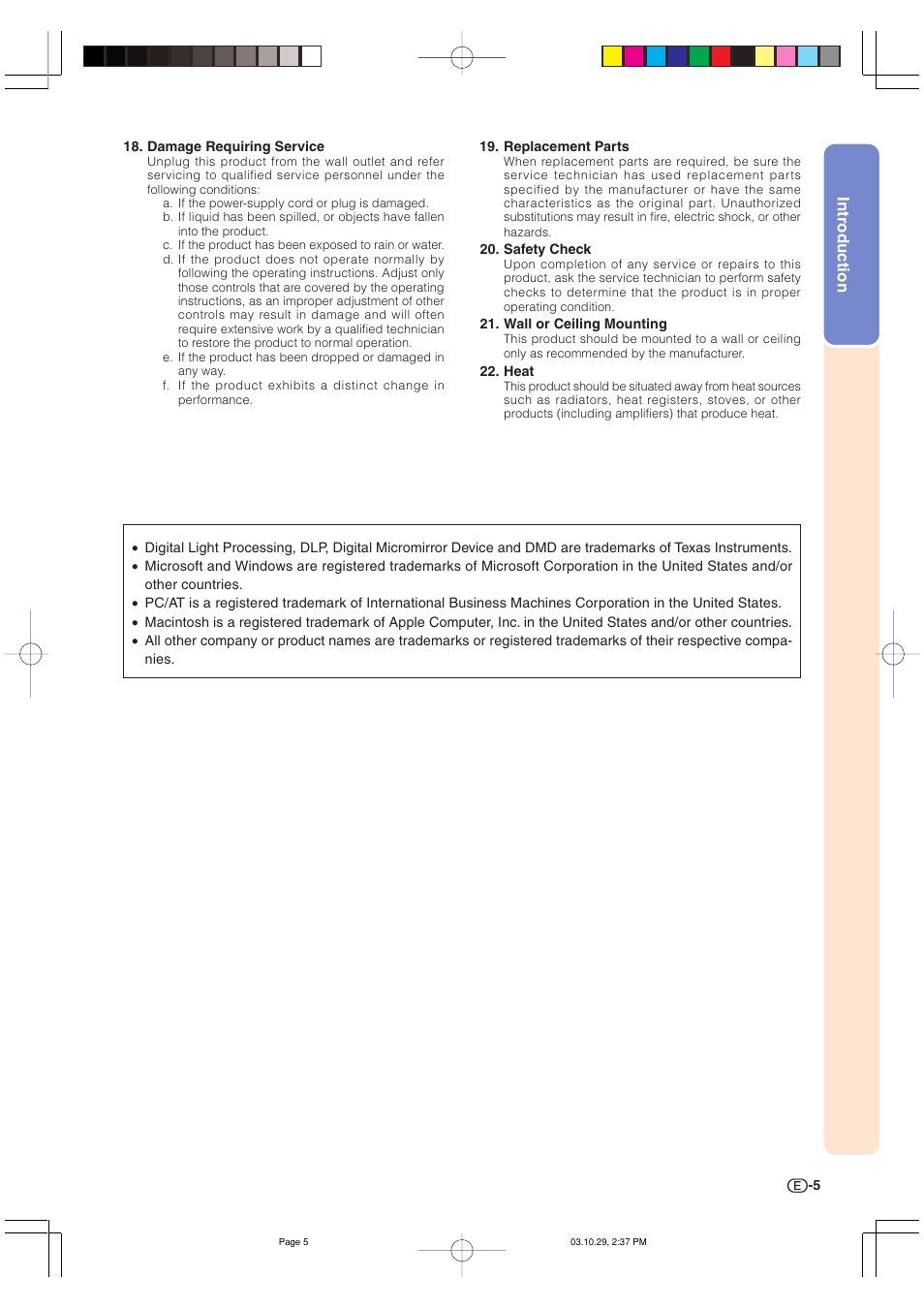Sharp DT-300 User Manual | Page 6 / 72